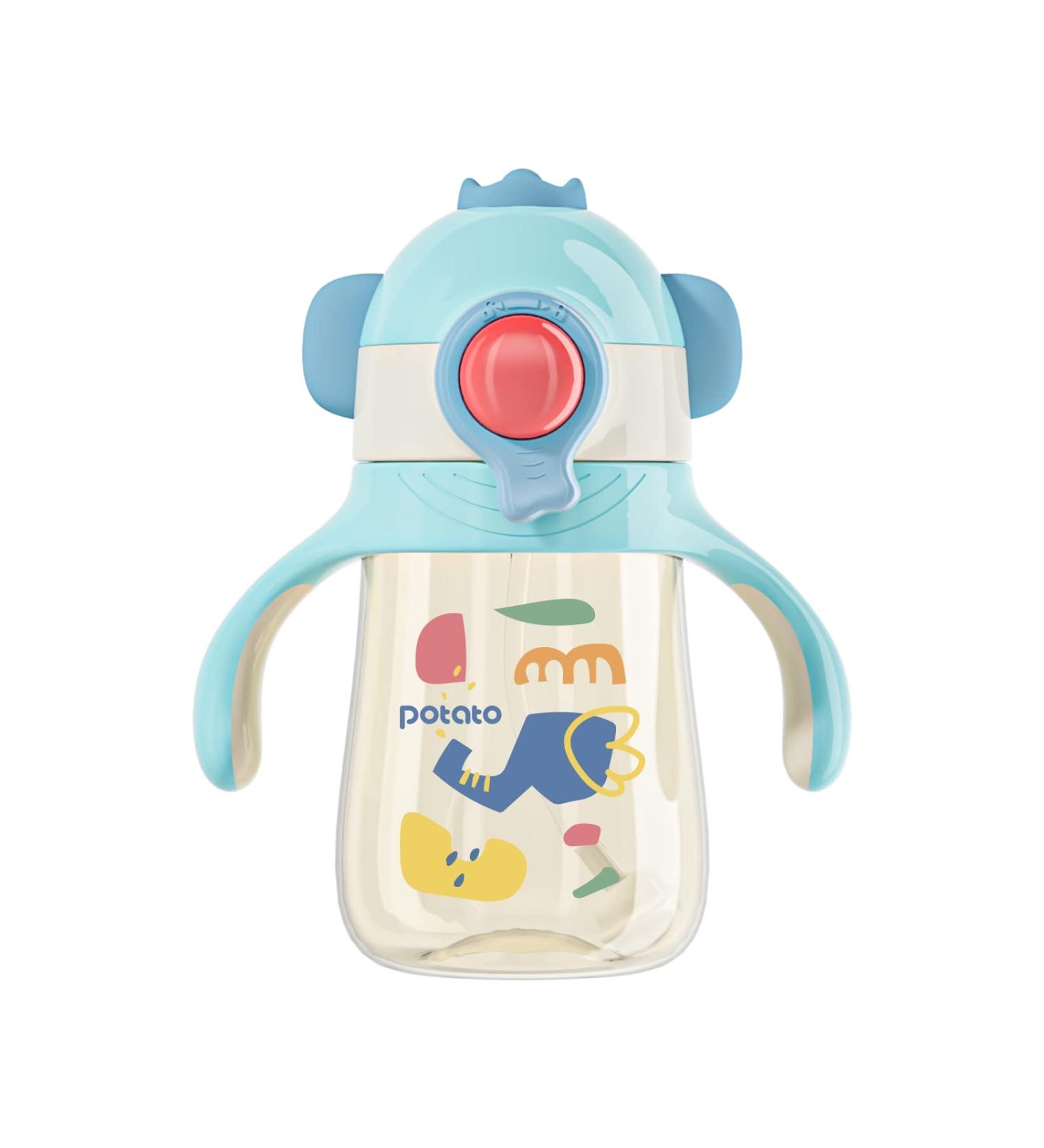 POTATO Elephant PPSU Sippy Cup Blue - BPA-Free Toddler Drinking Cup - Buy Online on SooperMarket.com