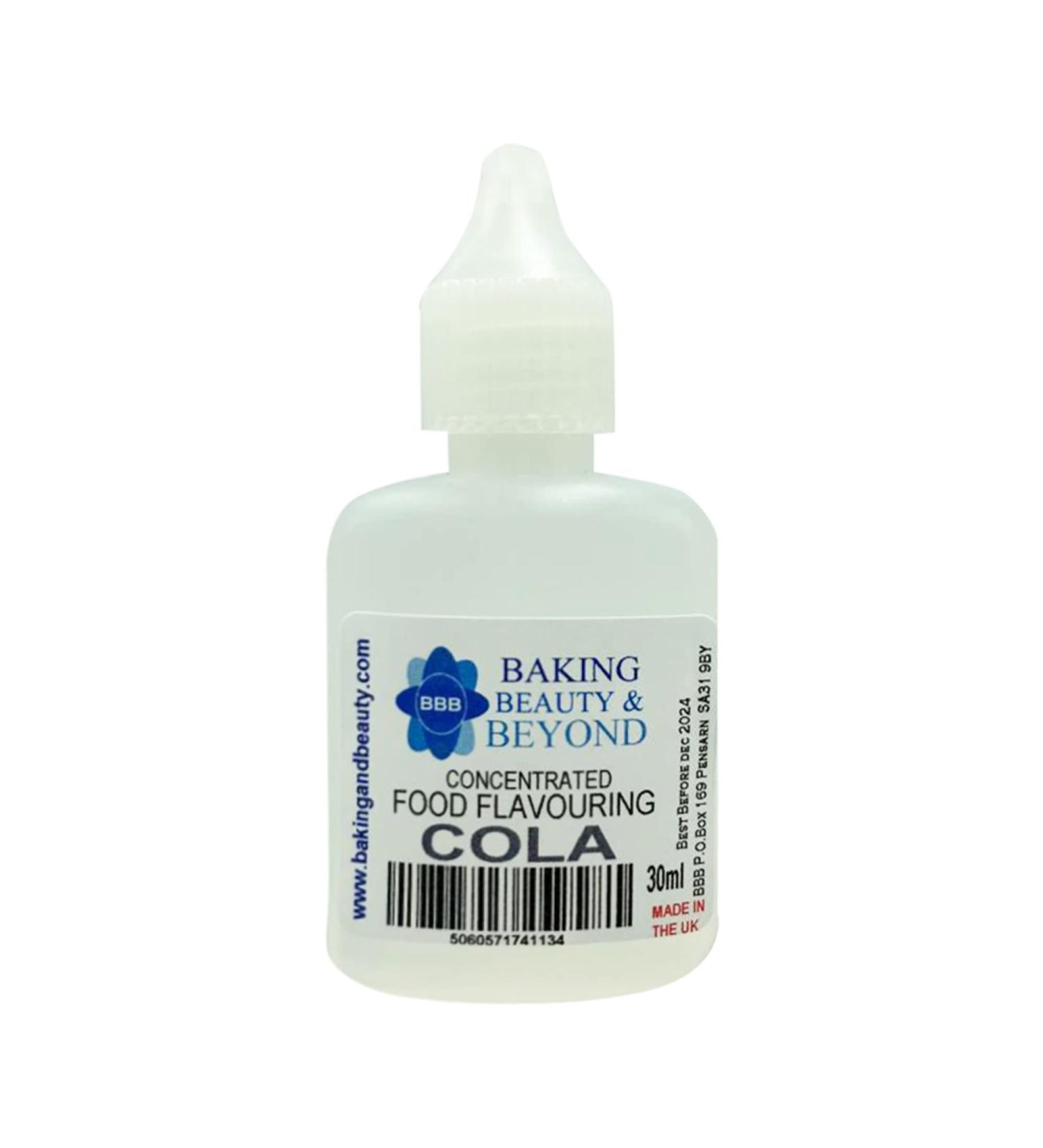 Baking Beauty and Beyond Concentrated Food Flavouring Oil - Dozen of Professional Quality Food Grade Flavouring Oil for Candy Making Baking Cooking Lip Balm and Lip Gloss - Cola (30ml) - Buy Online on SooperMarket.com