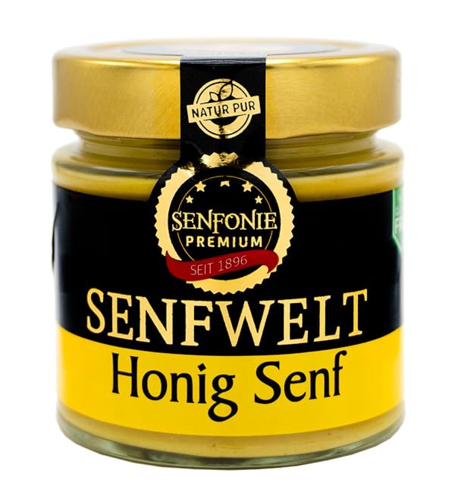 Altenburger Original Senfonie Premium Honey Mustard 180ml - Medium-Hot 25% Honey Gluten-Free | Buy Internationally - Buy Online on SooperMarket.com