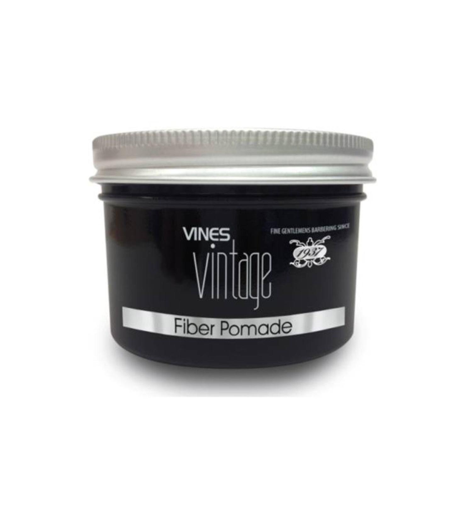 VINES VINTAGE FLEXIBLE WATER SOLUBLE STYLING FIBRE POMADE 125ml