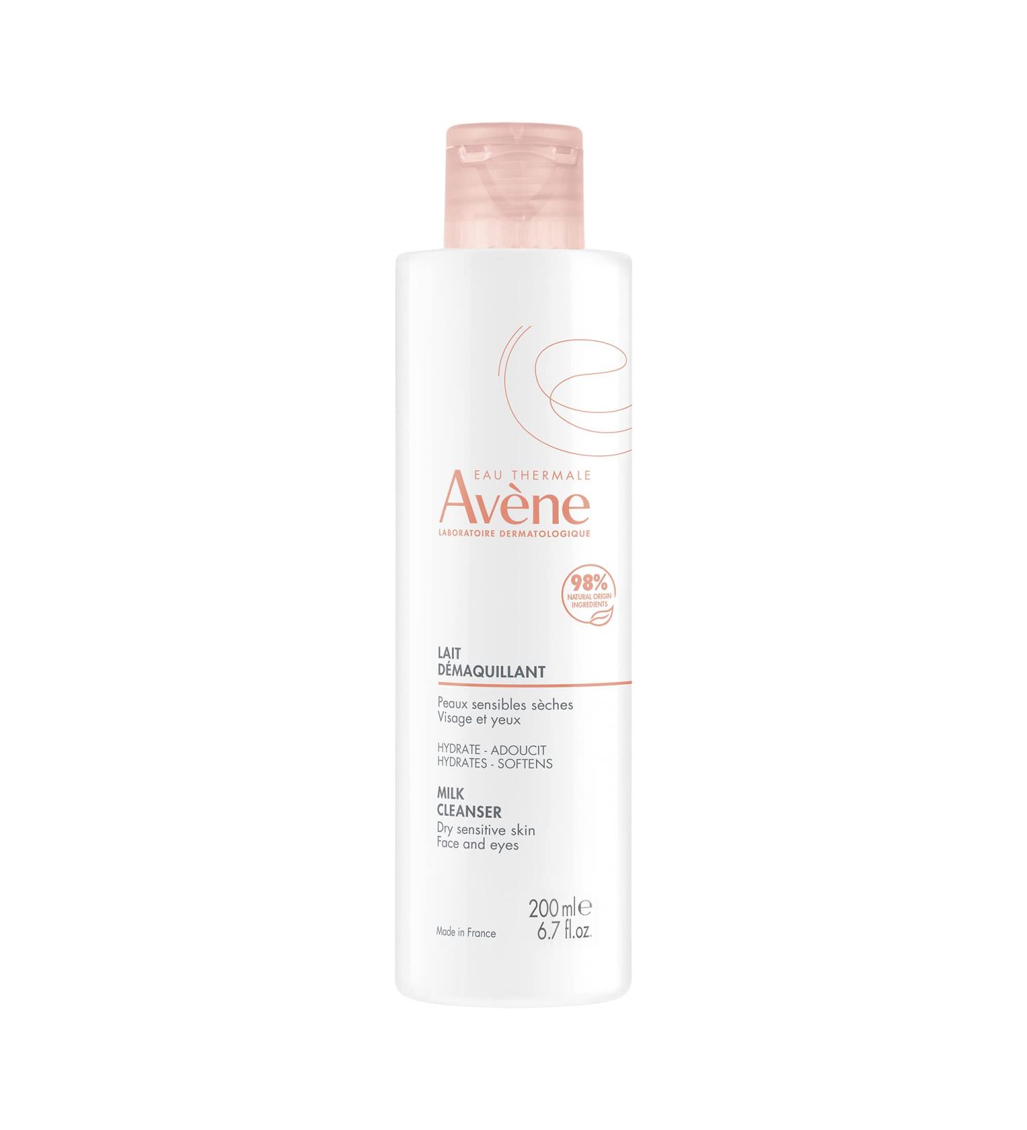 Eau Thermale Avene Gentle Milk Cleanser - New Formula | Gentle Cleansing for All Skin Types - Shop Internationally - Buy Online on SooperMarket.com
