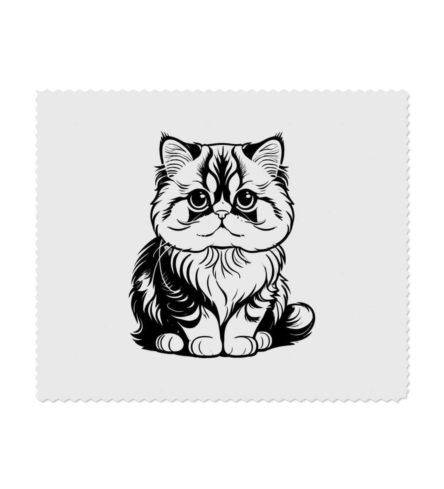 Buy 2 Persian Cat Microfiber Cleaning Cloths - Super Absorbent & Lint-Free | International Shipping Available - Buy Online on SooperMarket.com