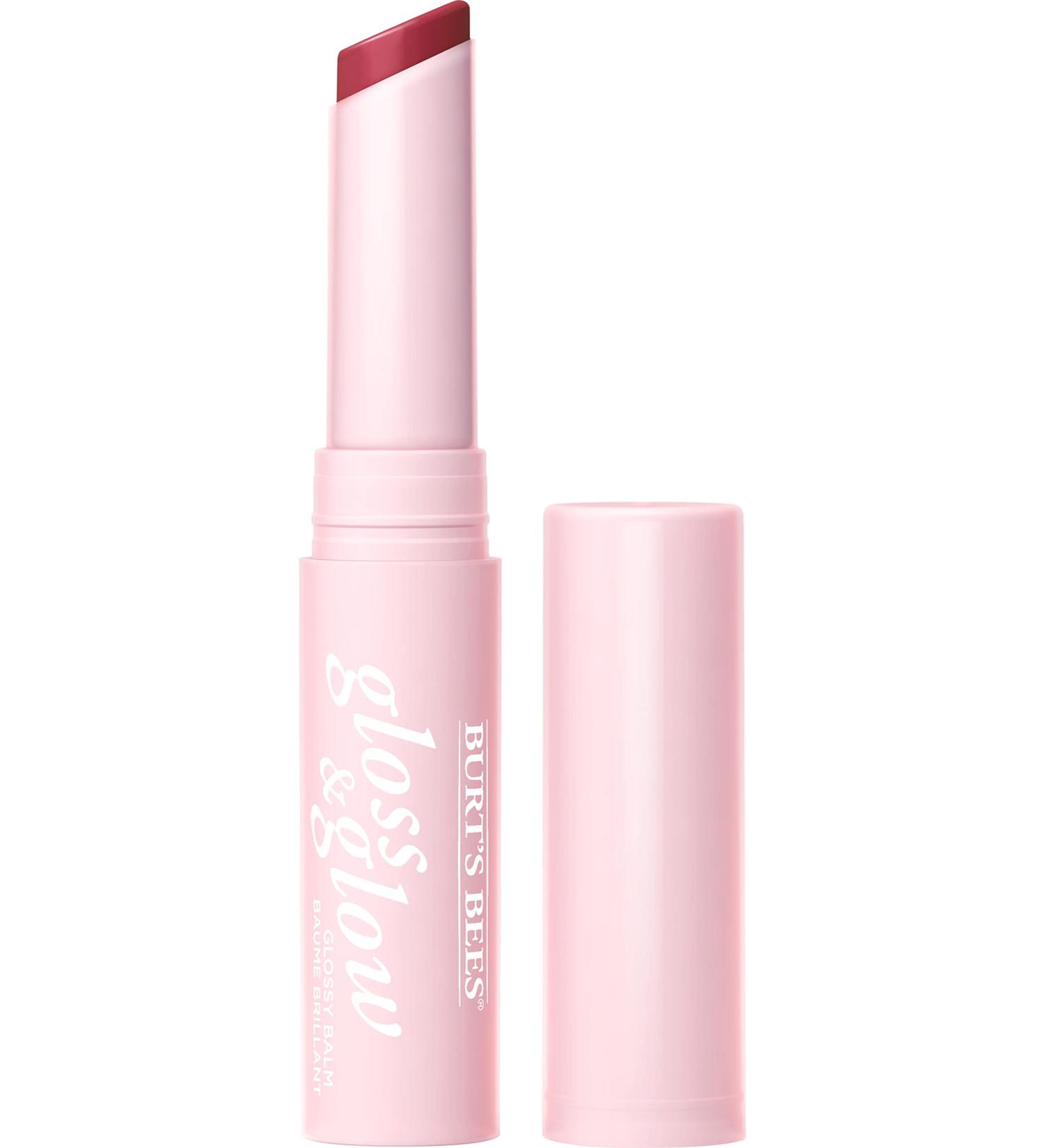 Burt's Bees Lip Gloss & Glow Balm - 100% Natural Makeup - Wine Wednesday Duo (Pack of 2) - Buy Online on SooperMarket.com