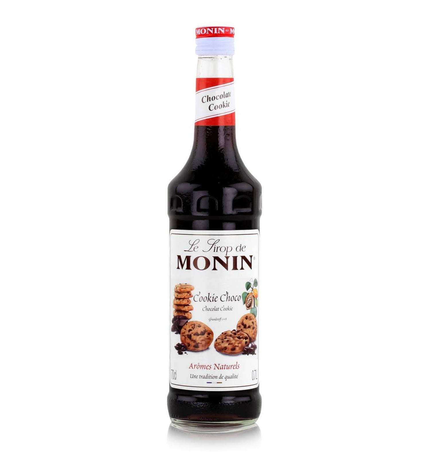 Buy Monin Cookie Choco Syrup 0.7L - Premium Flavor for Drinks & Desserts | International Shipping Available - Buy Online on SooperMarket.com