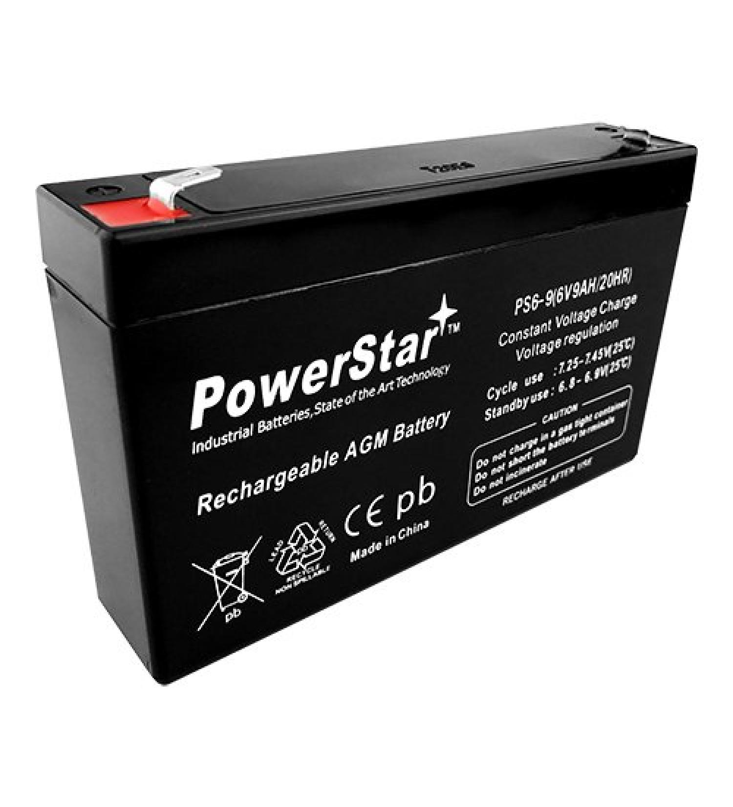 PowerStar FP690 6V 9Ah SLA Battery Replacement - Reliable Power Solution for Your Devices - Buy Online on SooperMarket.com