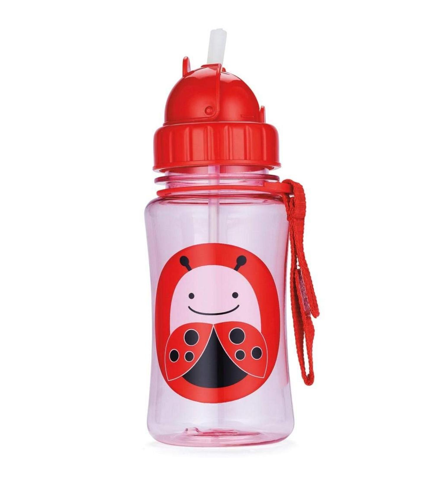 Skip Hop Zoo Ladybug Straw Bottle - 1 EA | Fun and Functional Kids Water Bottle - Buy Online on SooperMarket.com