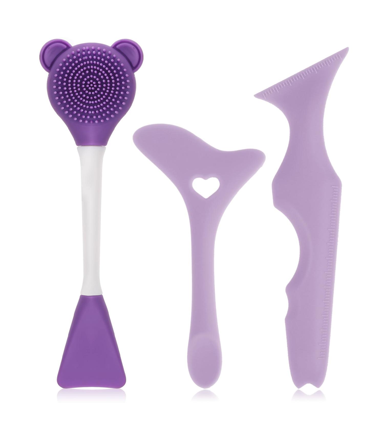 Buy WLLHYF 3PCS Eyeliner Template Silicone Tool Set - 5-in-1 Reusable Eye Makeup & Protection Pads for Perfect Wings - Buy Online on SooperMarket.com