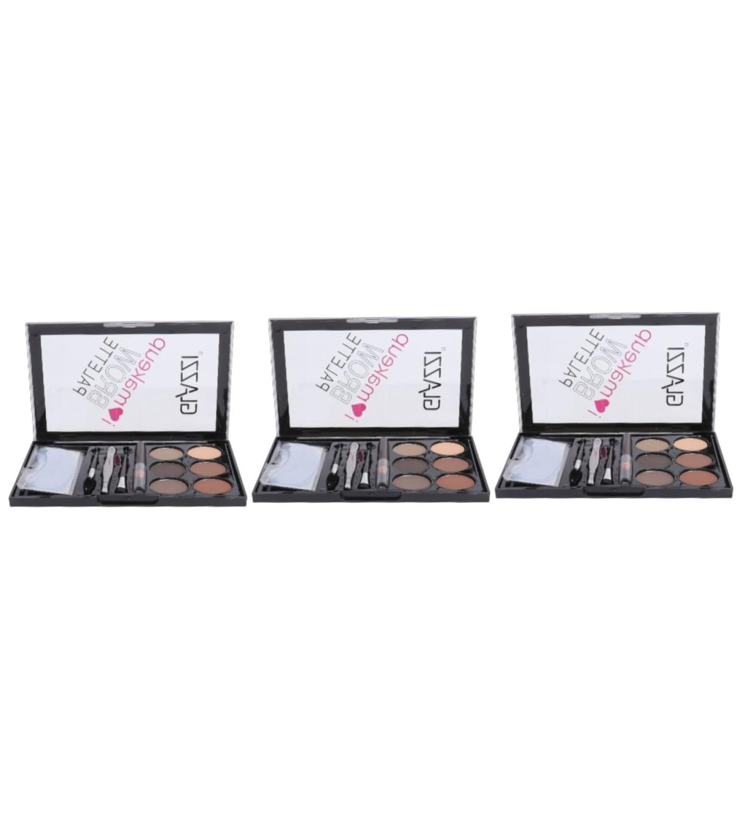 NOLITOY 3 Sets Eyebrow Powder Set Shimmer Eyeshadow Eye Brow Shaping Kit Female Brush Eyebrow Pencil - Buy Online on SooperMarket.com