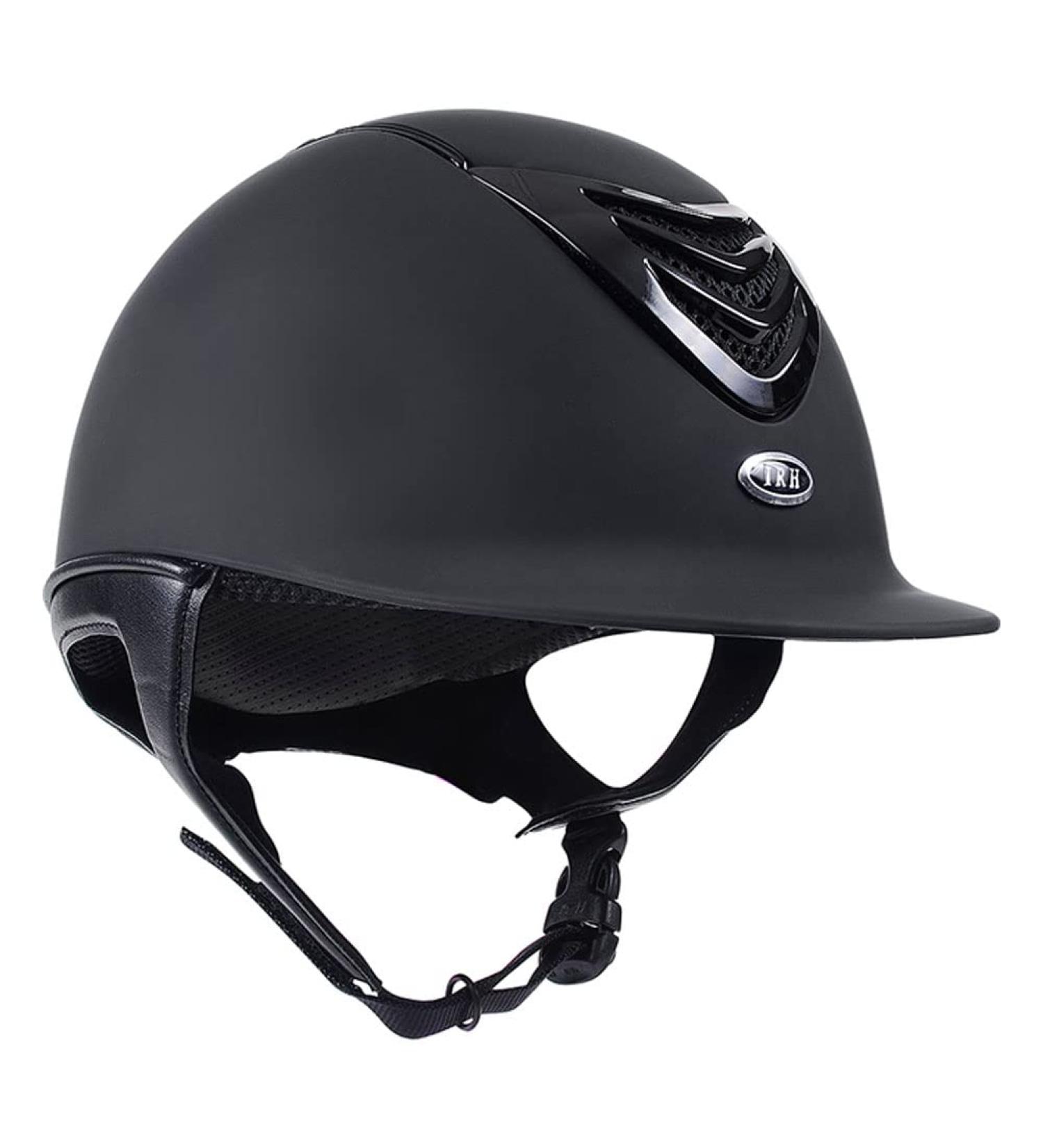 IRH IR4G Matte Black Equestrian Helmet - Large Size | Equestrian Riding Safety Gear - Buy Online on SooperMarket.com