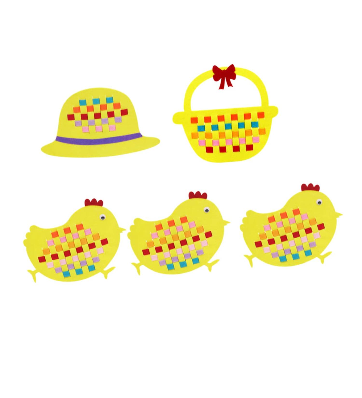 Amosfun 5pcs Tobots Chicken Puzzle Toys - Easter Non-Woven Basket & Party Supplies - Buy Online on SooperMarket.com