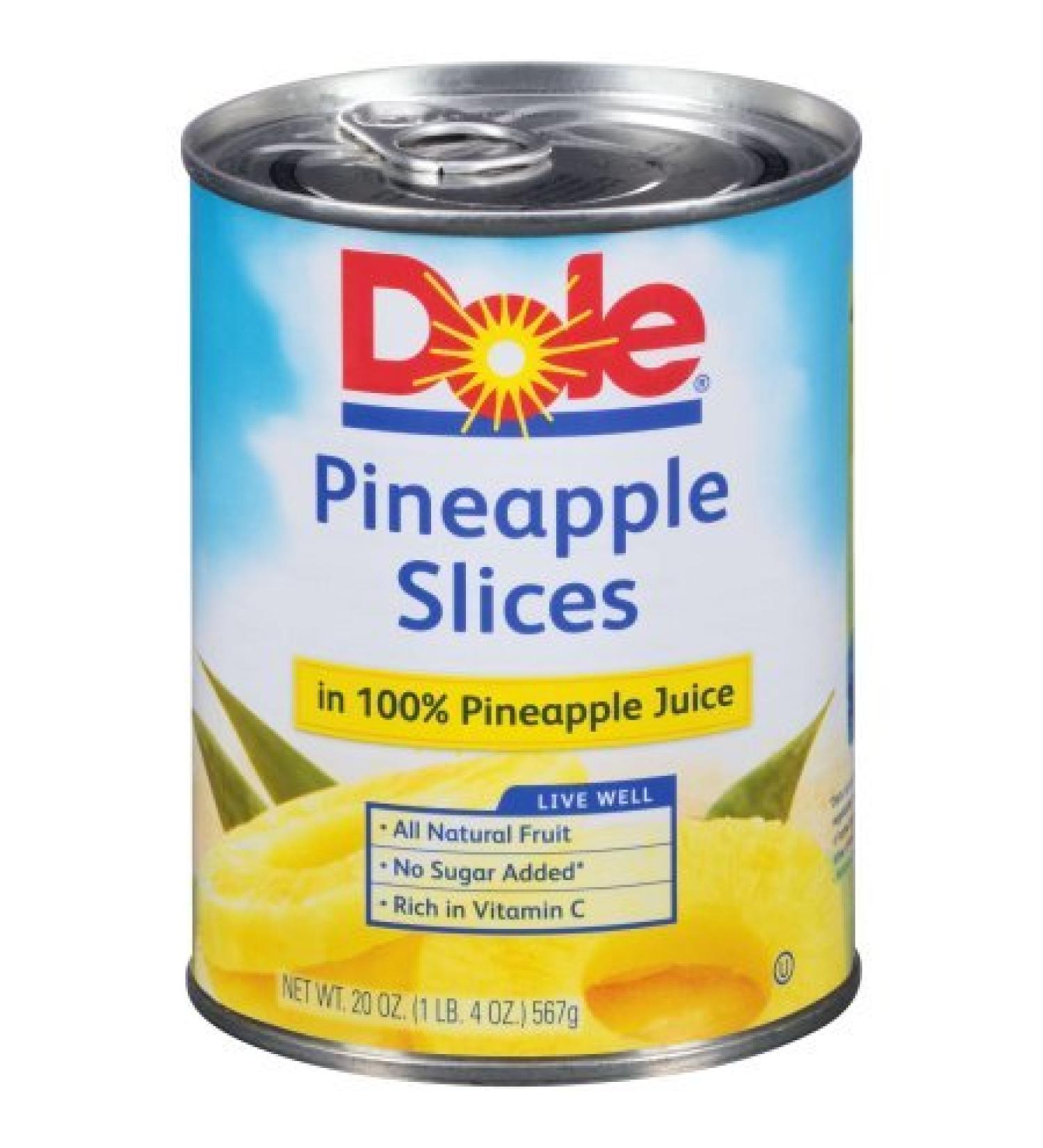 Pineapple Slices In 100% Pineapple Juice (Pack of 2)