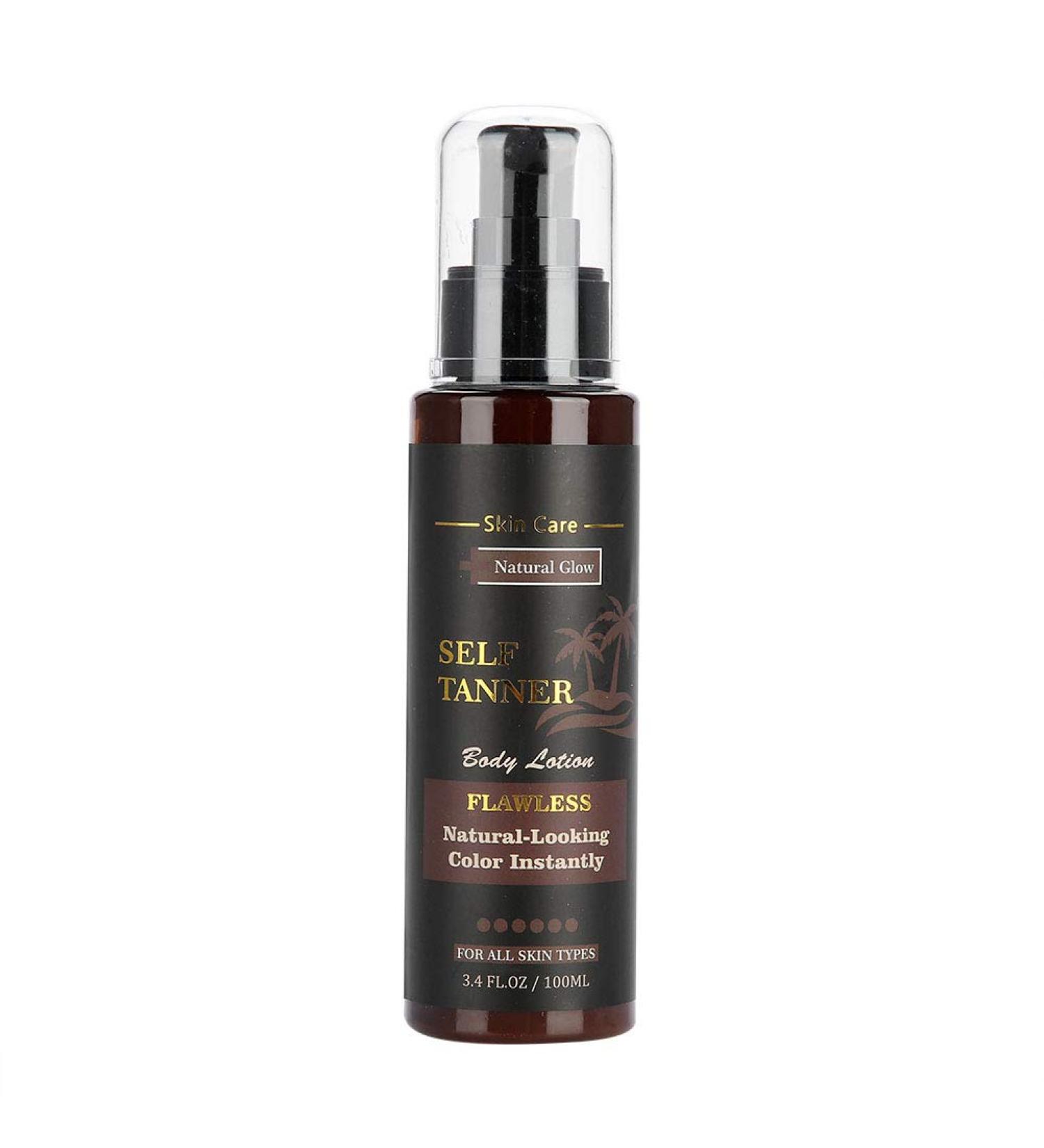 Self Tan Body Cream 100ML Self Tanner Longlasting Moisturizing Sunless Tanning Lotion Body Cream Sunbed Tanning Accelerator Cream Sunless Tanning Lotion - Buy Online on SooperMarket.com