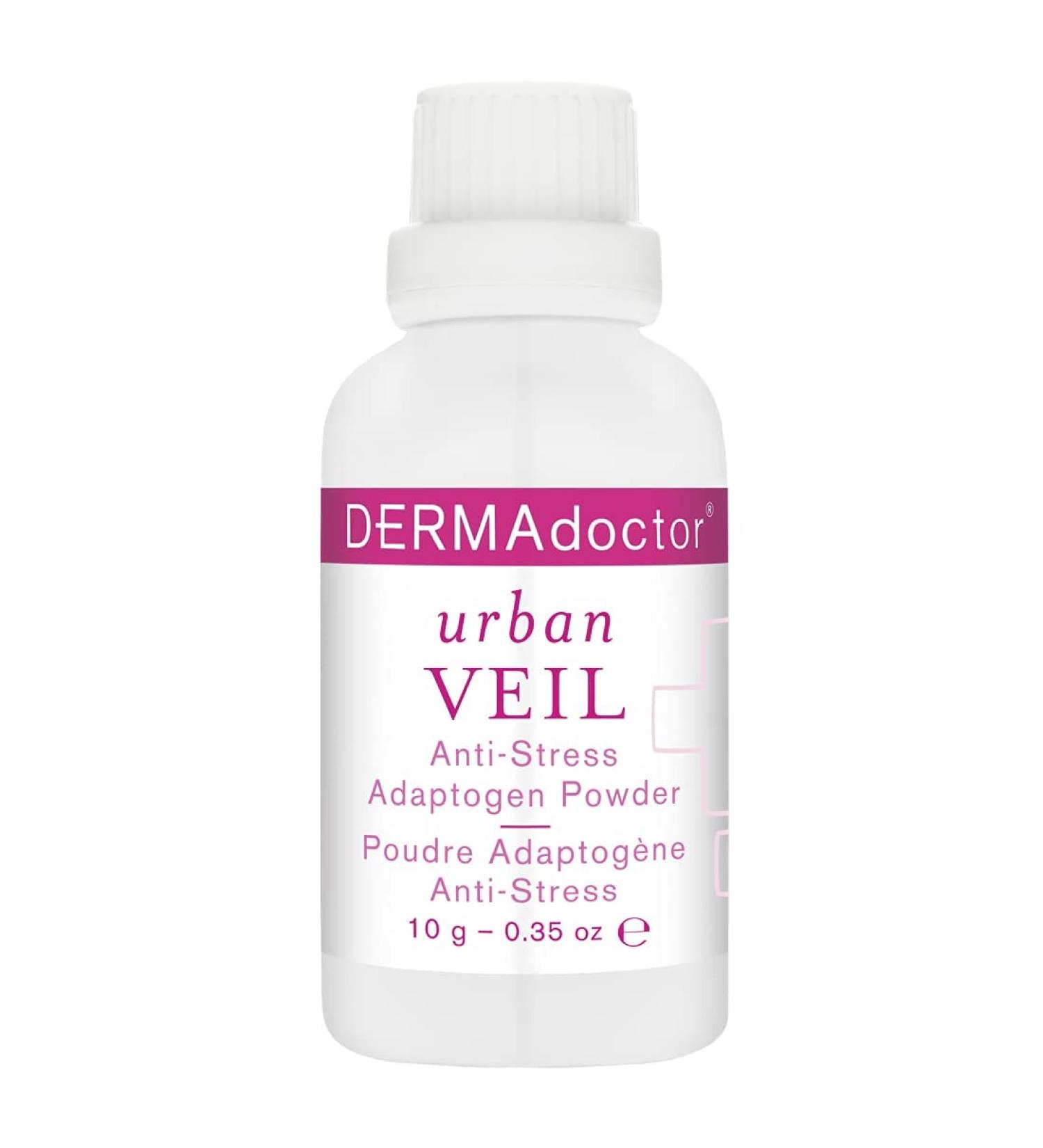 DERMAdoctor Urban Veil Anti-Stress Antioxidant Powder | Niacinamide B3 Vitamin C & Elderberry - 0.35 oz | International Shipping Available - Buy Online on SooperMarket.com