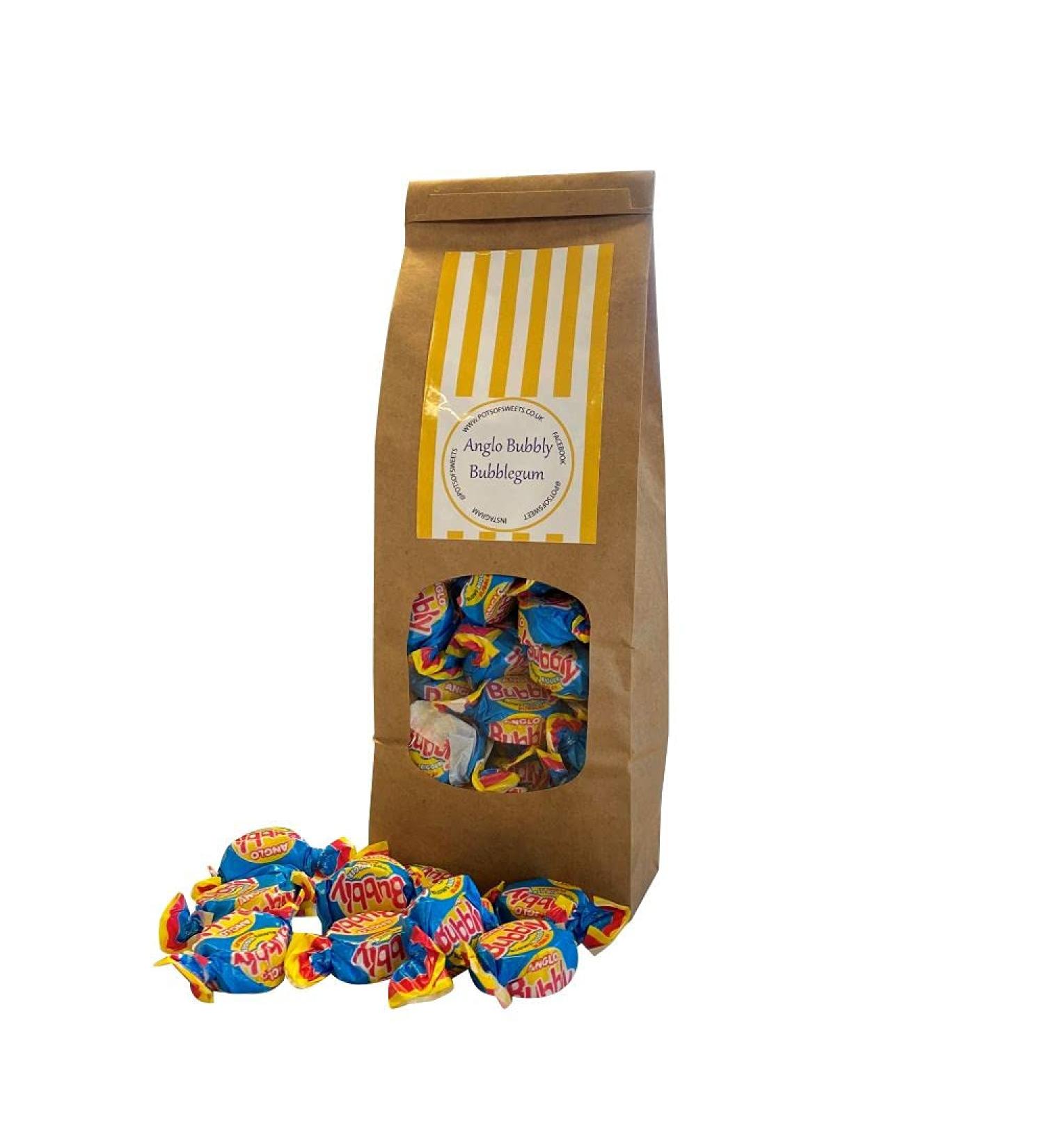 Personalized Customise With Your Own Message or Image 300g Bag of Anglo Bubbly Sweet Gift Box Sweets