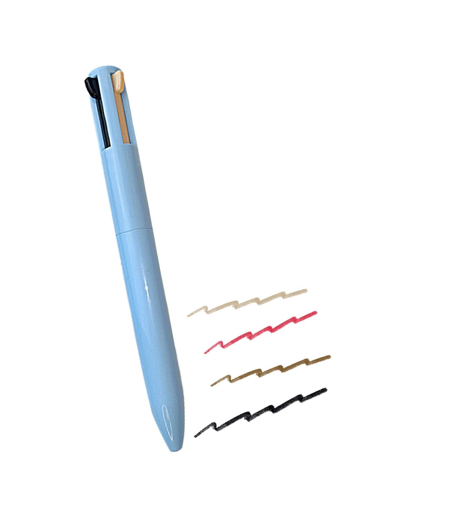 4 in 1 Multi-Function Makeup Pen - Eyebrow Pencil Eyeliner Lip Liner & Highlighter - Waterproof All-in-One Makeup #02 | Shop Internationally - Buy Online on SooperMarket.com