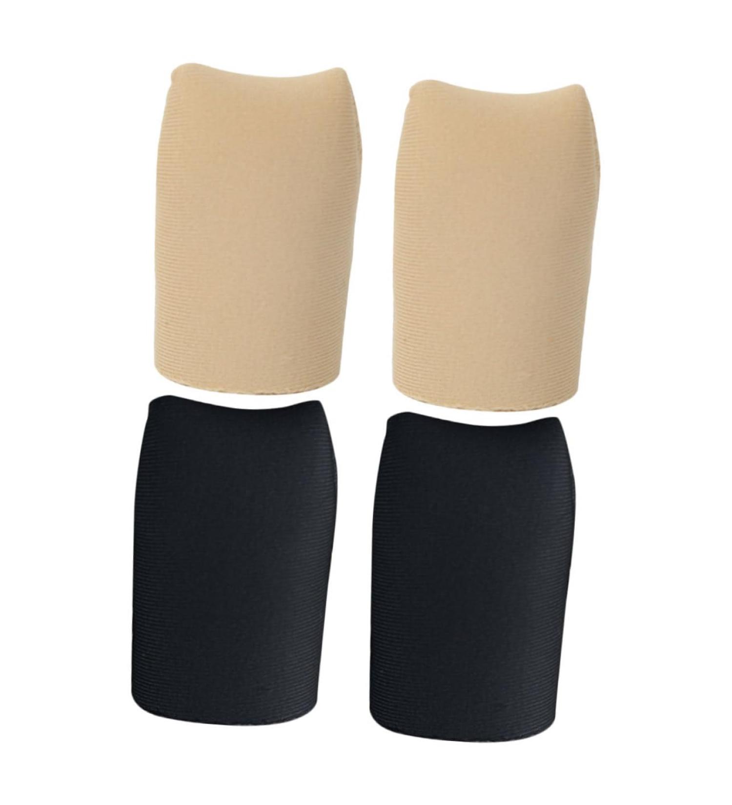 Silicone Gel Big Toe Caps - 2 Pairs Breathable Protective Guards 4x2.5cm - Buy Online on SooperMarket.com