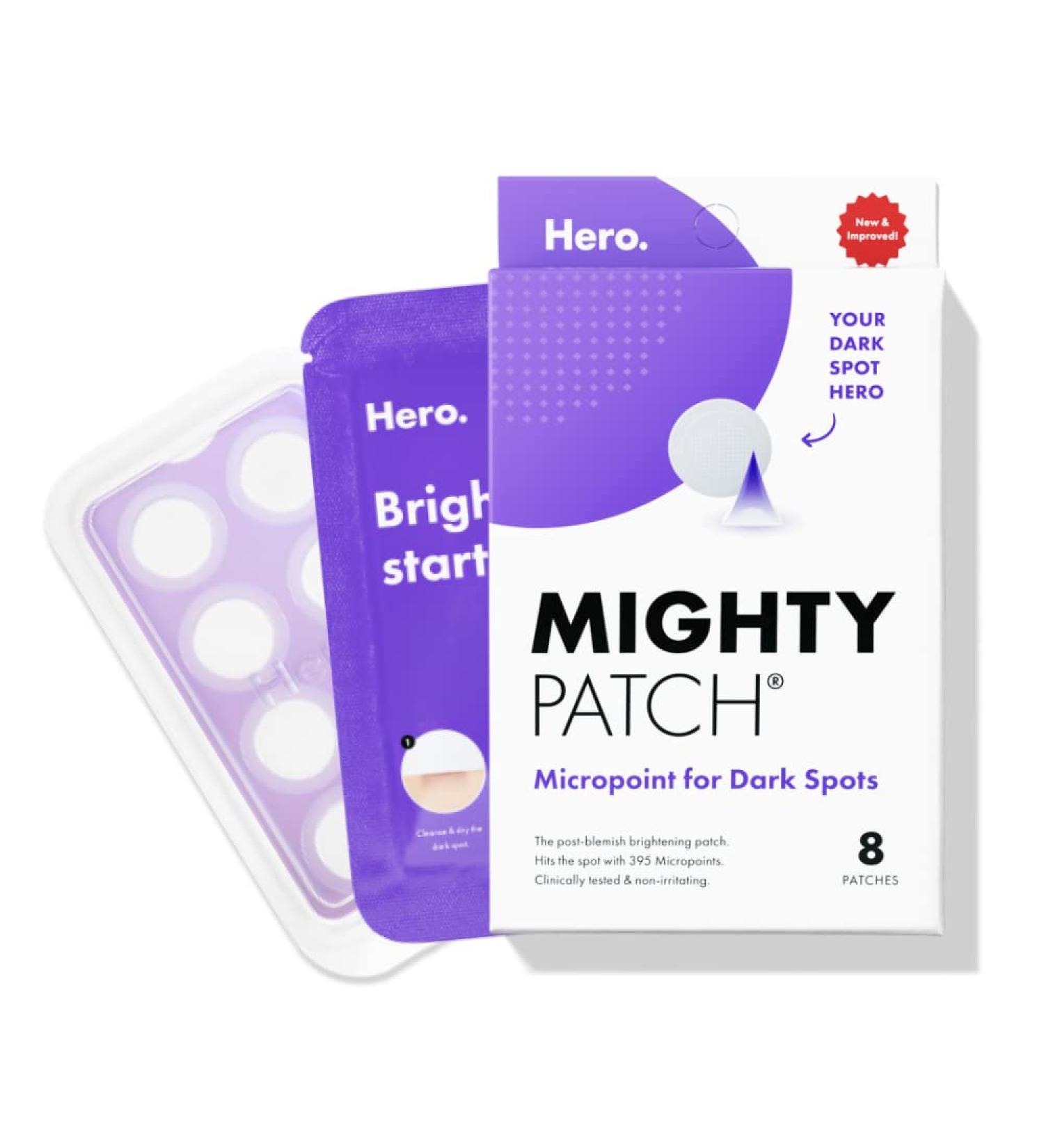 Hero Cosmetics Mighty Patch Micropoint for Dark Spots - Dermatologist Tested Post-Blemish Patch (8 Count) - Buy Online on SooperMarket.com