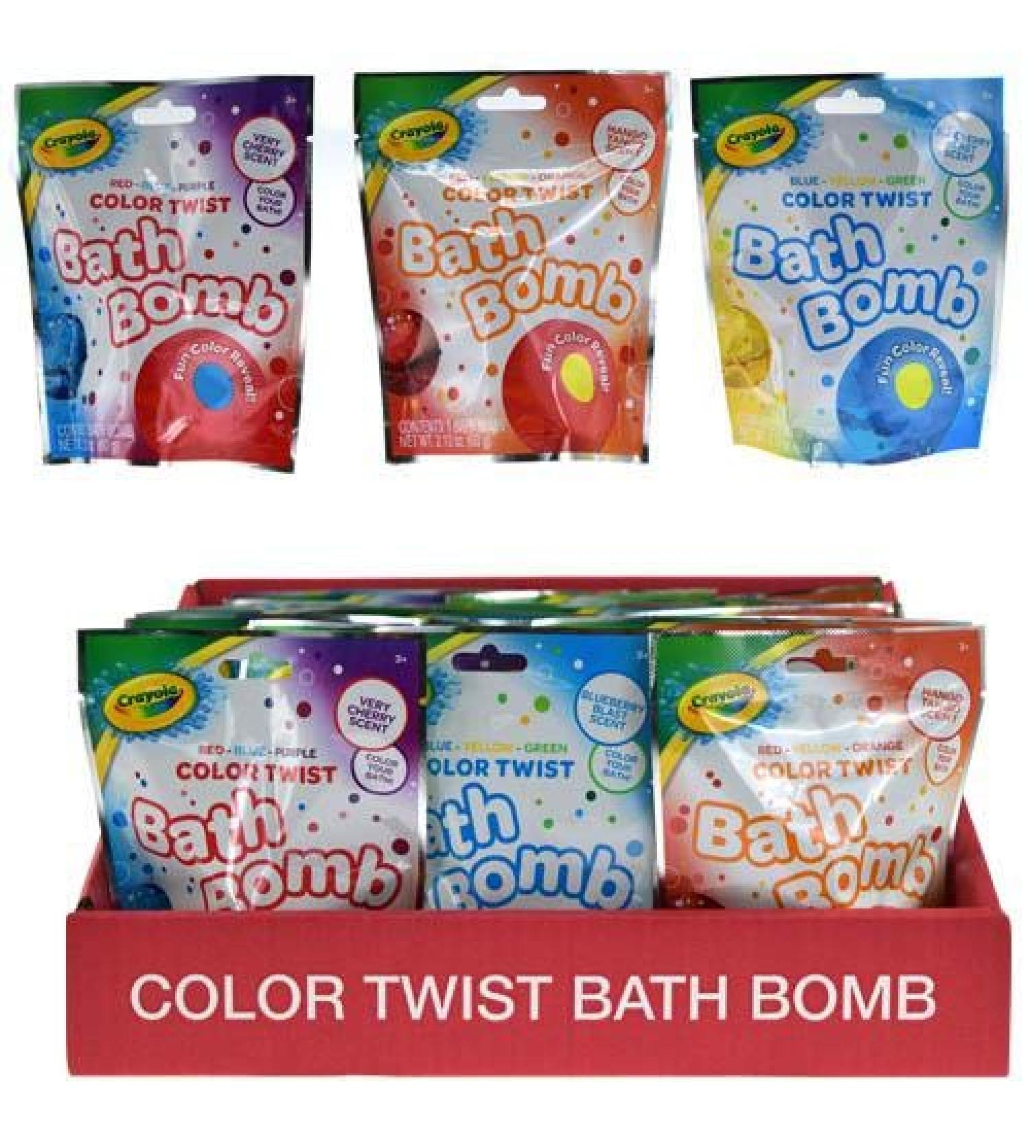 Crayola QQ851HBAZAP24 Bath Bomb in Blind Bag, Multicolor (Pack of 4)