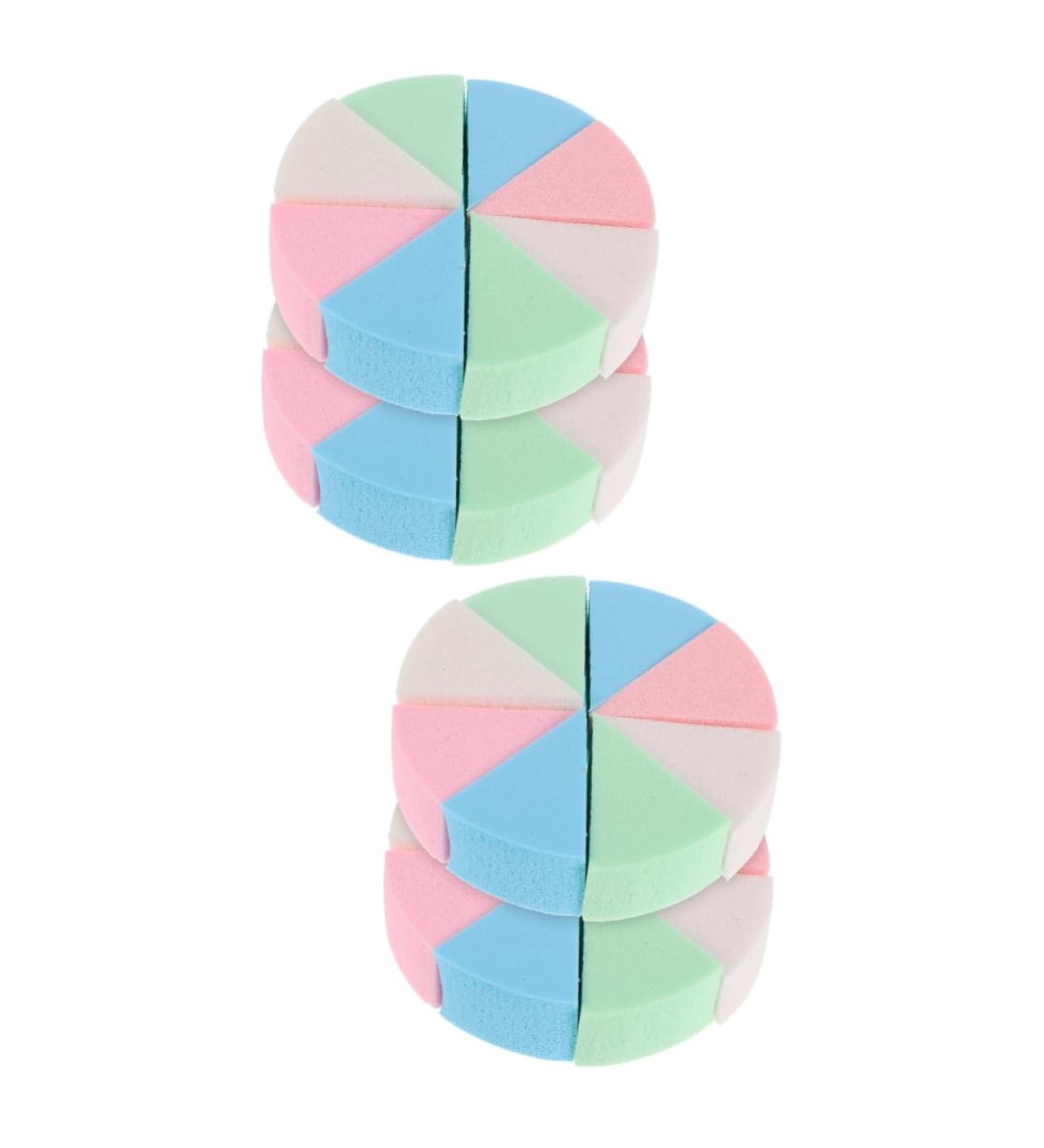 POPETPOP 4 Sets Triangular Sponge Puff Powder Puff Emulsion Dry Puff - Buy Online on SooperMarket.com