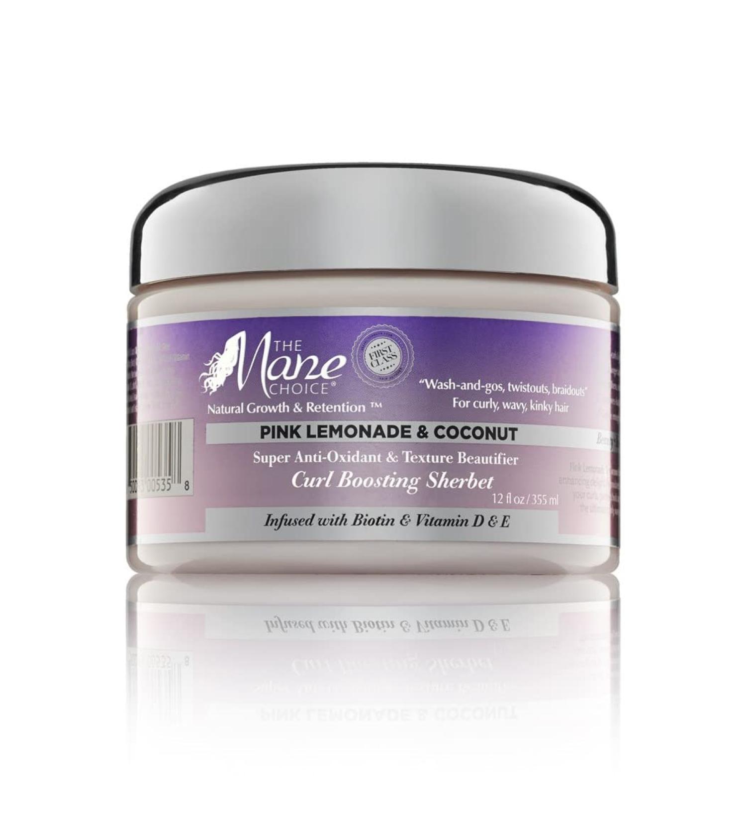 Mane Choice Pink Lemonade Curl Boosting Sherbet 12 oz - Super Anti-Oxidant Hair Care for All Hair Types - International Shipping - Buy Online on SooperMarket.com