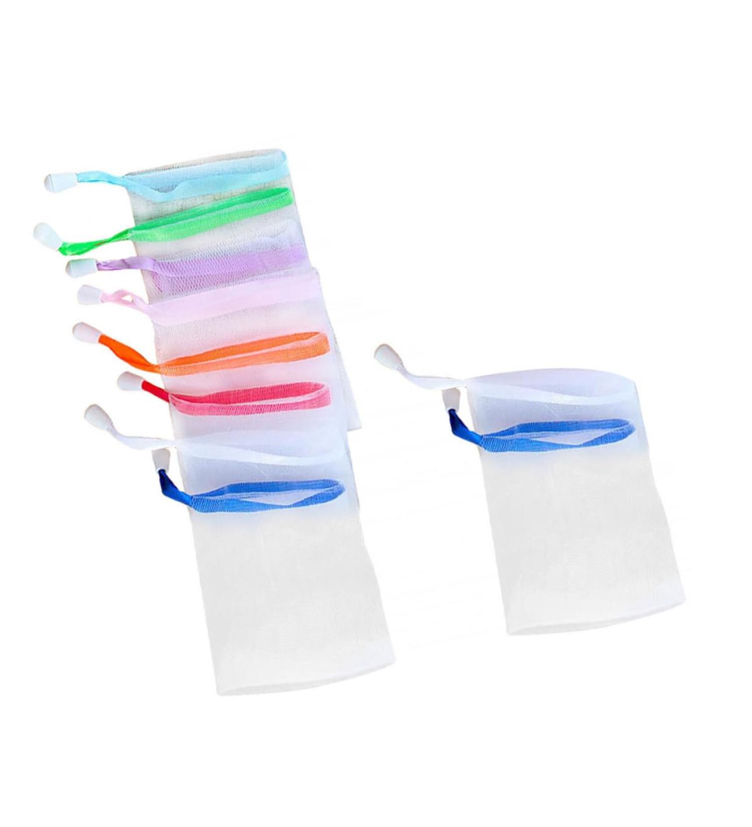 PLAFOPE 10pcs Soap Foaming Net Bar Soap Saver Pouch Soap Pouch Soap for Soap Bars Foam Net 15X9cm As Shown - Buy Online on SooperMarket.com