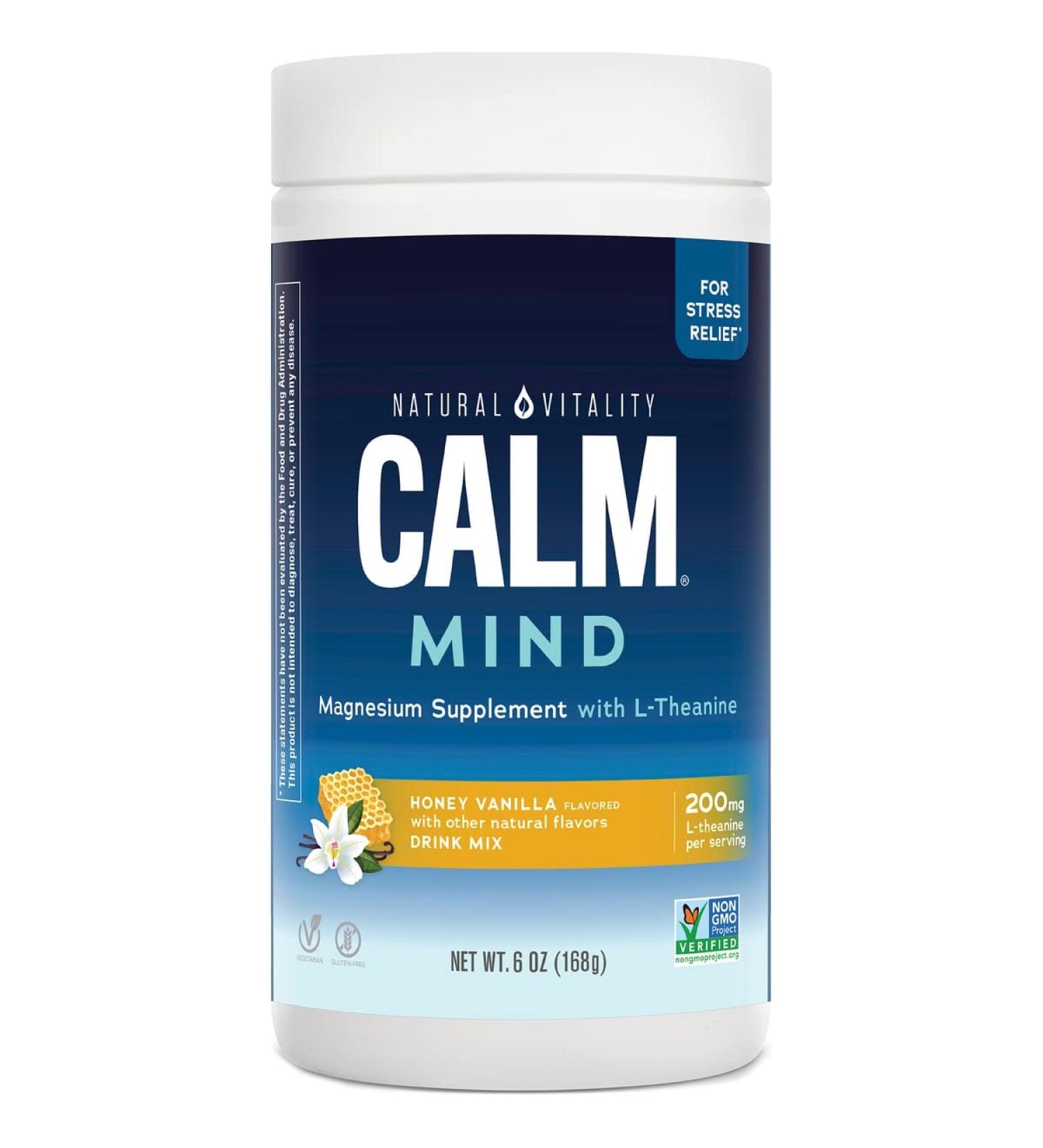 Natural Vitality Calm Mind Honey Vanilla - 168g
