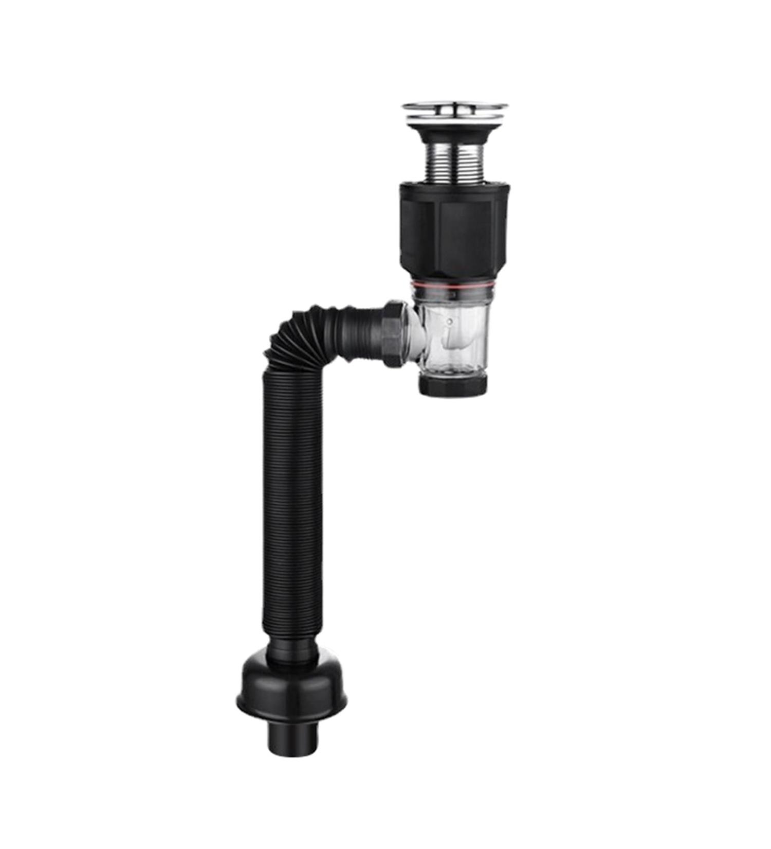 Versatile Sink Plug With Filter Washbasin Waste Drainer Quick Fixing Suitable For Various Bathroom Sinks Washbasin Drainer Flexible Sink Drain Hose - Buy Online on SooperMarket.com