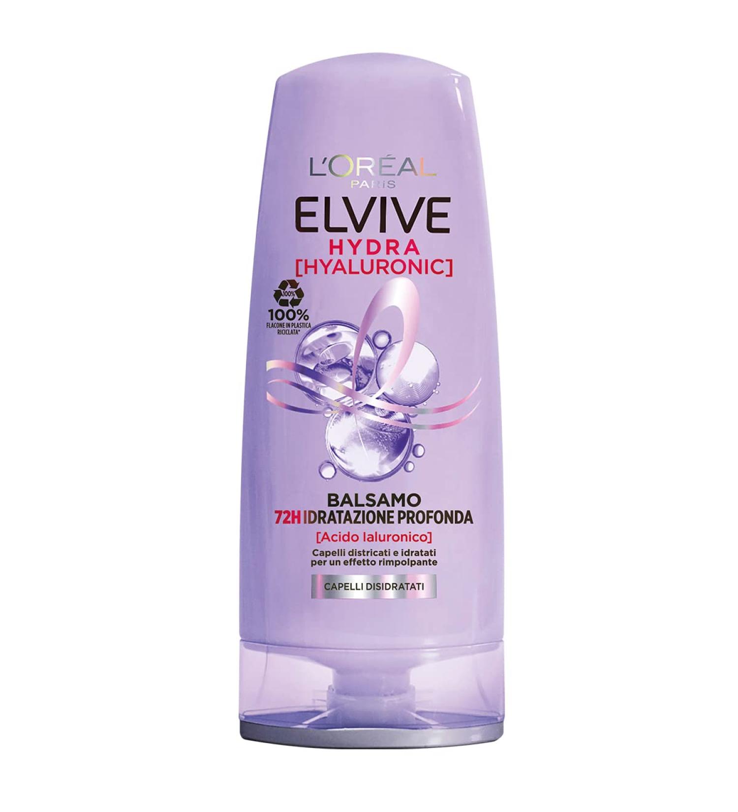 L'Or al Paris Elvive Balsamo Hydra Hyaluronic 72H Deep Hydration with Hyaluronic Acid 250ml Hydra Hyaluronic Balm - Buy Online on SooperMarket.com