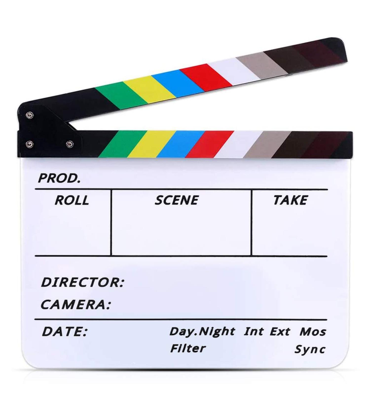 Lynkaye Movie Clapboard Director's Cut Action Scene Party Decorations - Colorful - 11.8x10.6 inches - Buy Online on SooperMarket.com
