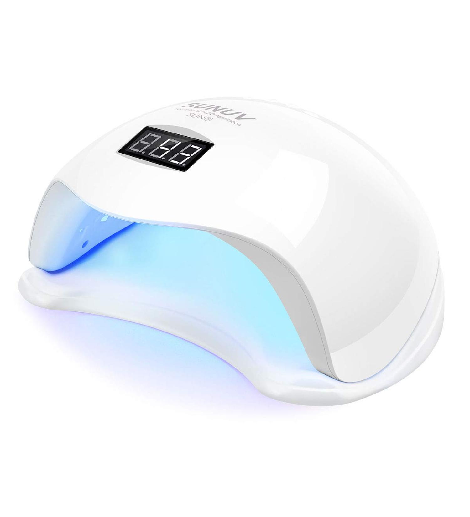 36W SUNUV Led UV Nail Lamp with Timer Sensor and LCD Screen - Ideal for Gel Nail Polish Drying at Home & Salon - Buy Online on SooperMarket.com