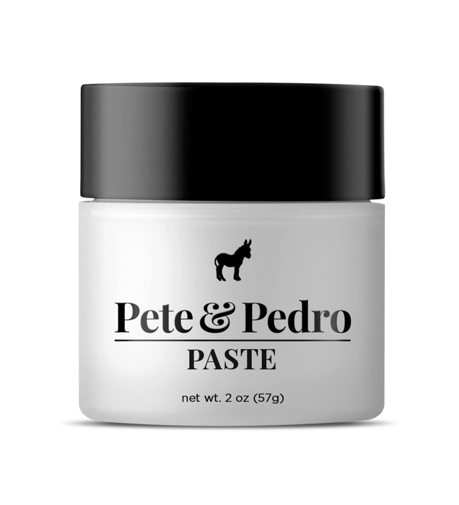 Pete & Pedro Hair Paste for Men - Medium Hold & Shine | Semi Matte Styling Cream | Shark Tank Featured | 2 oz - Buy Online on SooperMarket.com