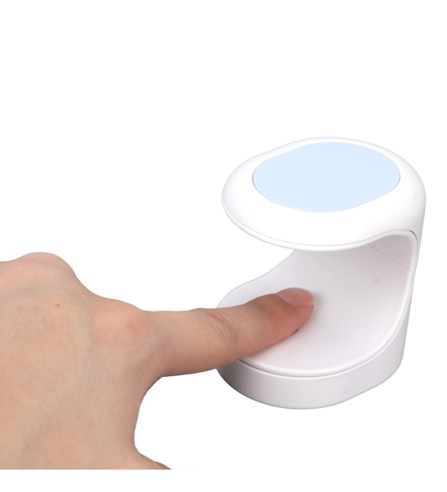 16W Mini UV Nail Lamp - LED Dryer with 3 Light Chips & 60s Timer | Portable Nail Curing with USB - Buy Online on SooperMarket.com