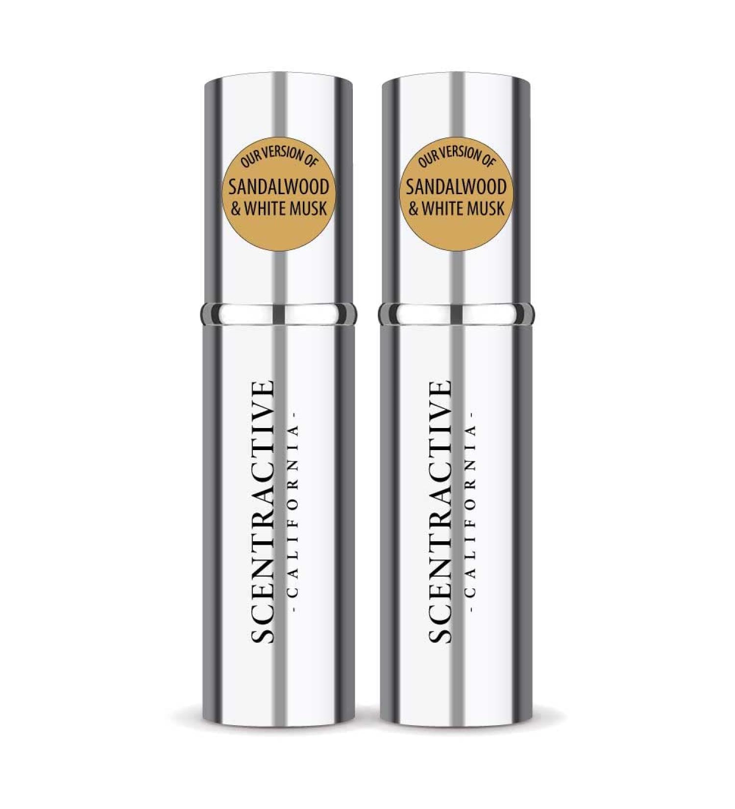 CA Perfume Impression of Emra Sandalwood & White Musk For Women & Men Fragrance Concentrated Long Lasting Eau de Parfum Spray Refillable Glass Atomizer Bottle 0.17 Fl Oz/5ml-X2 EMRA SANDALWOOD & WHITE MUSK 0.34 Fl Oz (Pack of 1) - Buy Online on SooperMarket.com