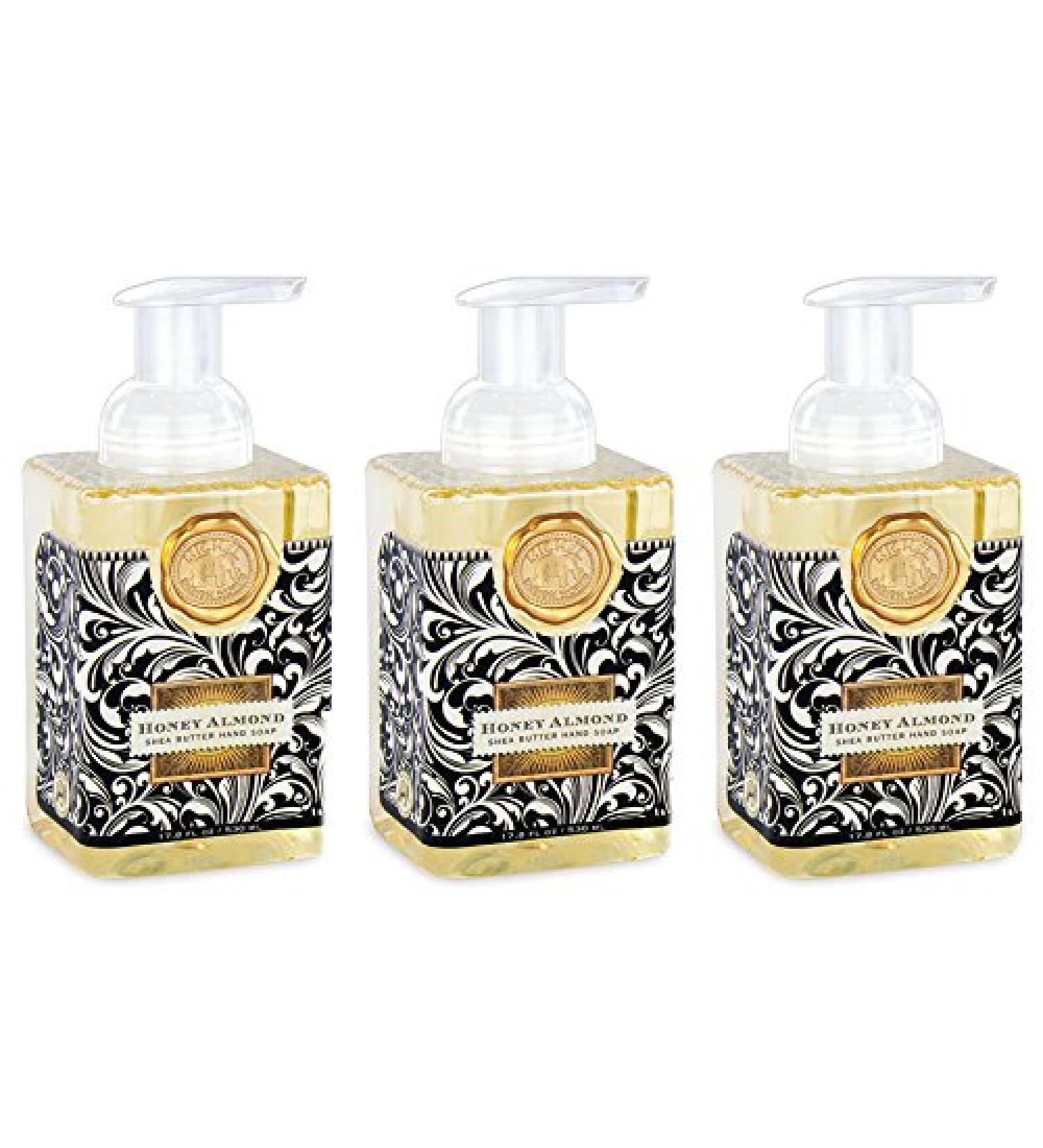 Michel Design Works Foaming Hand Soap, 17.8-Ounce, Honey Almond - 3-PACK Honey Almond 17.8 Fl Oz (Pack of 3)