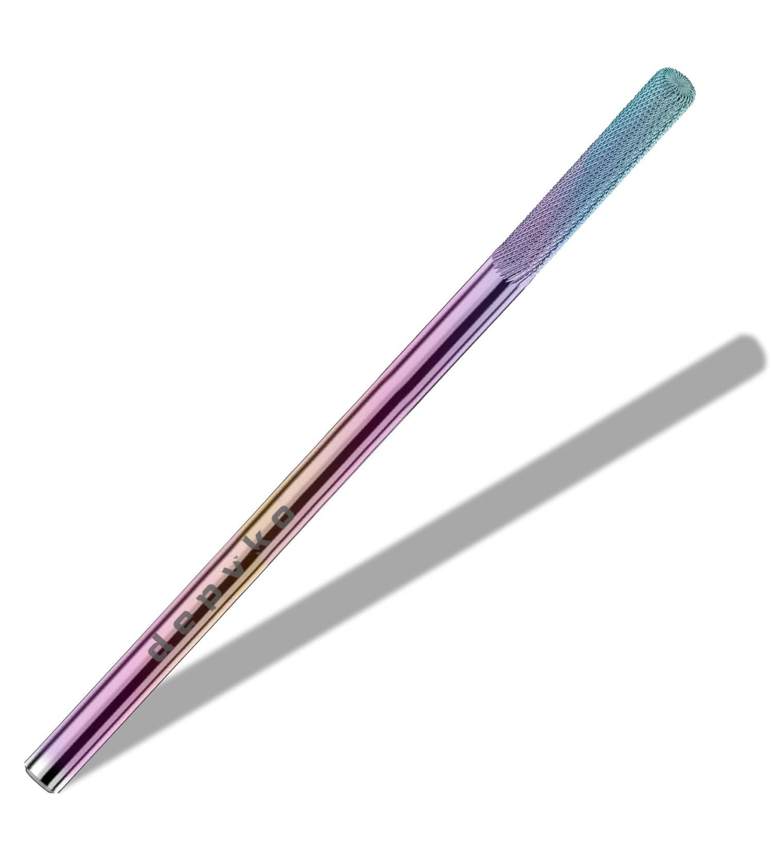 Depvko Nature Nail Buffer Bit - 3/32 Professional Cuticle Remover & Safety Carbide Drill for At-Home Manicures - Two Way Rotate Perfect for Nail Techs - Buy Online on SooperMarket.com