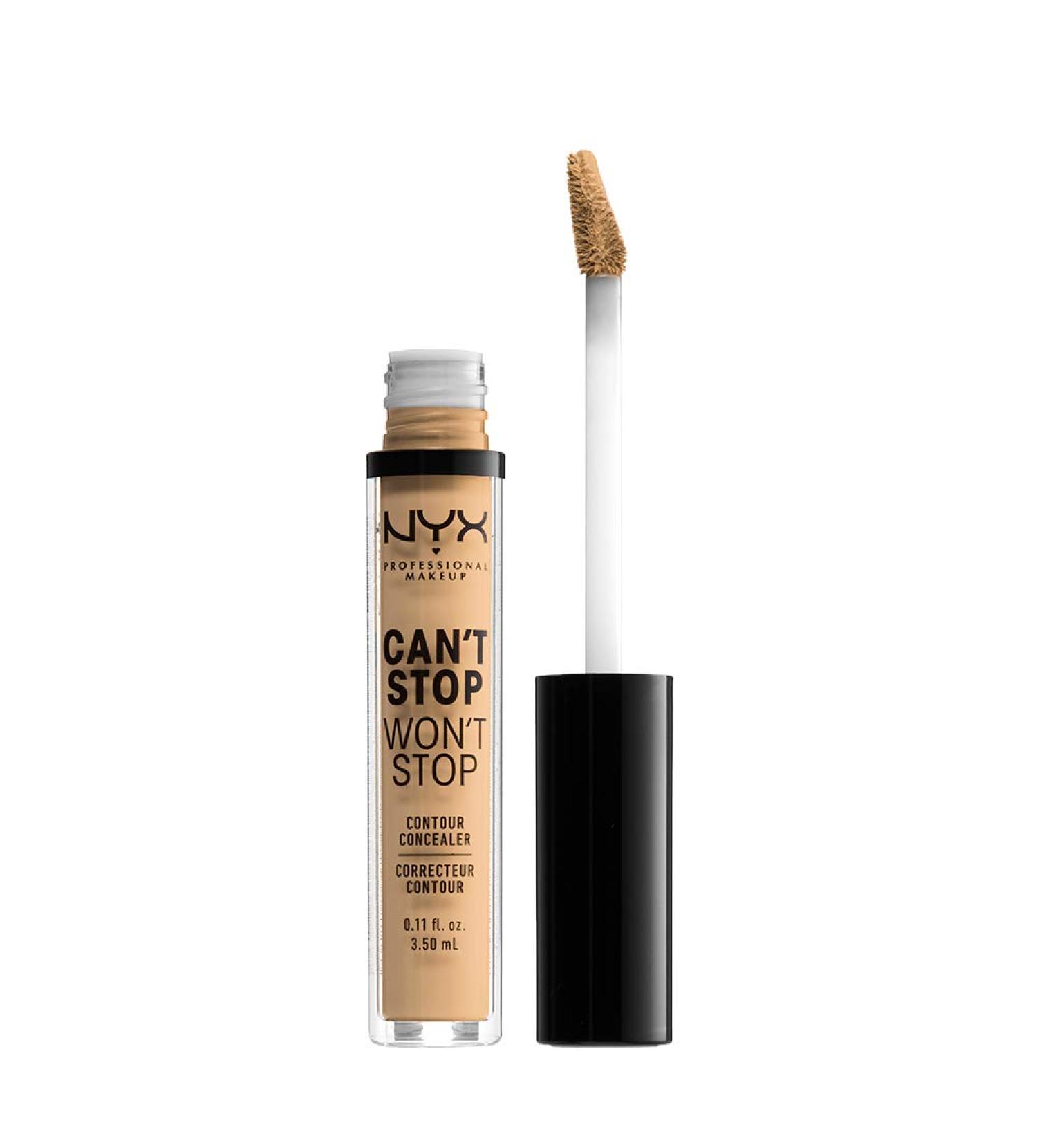 NYX Can't Stop Won't Stop Full Coverage Concealer - True Beige 0.025 kg - Buy Online on SooperMarket.com