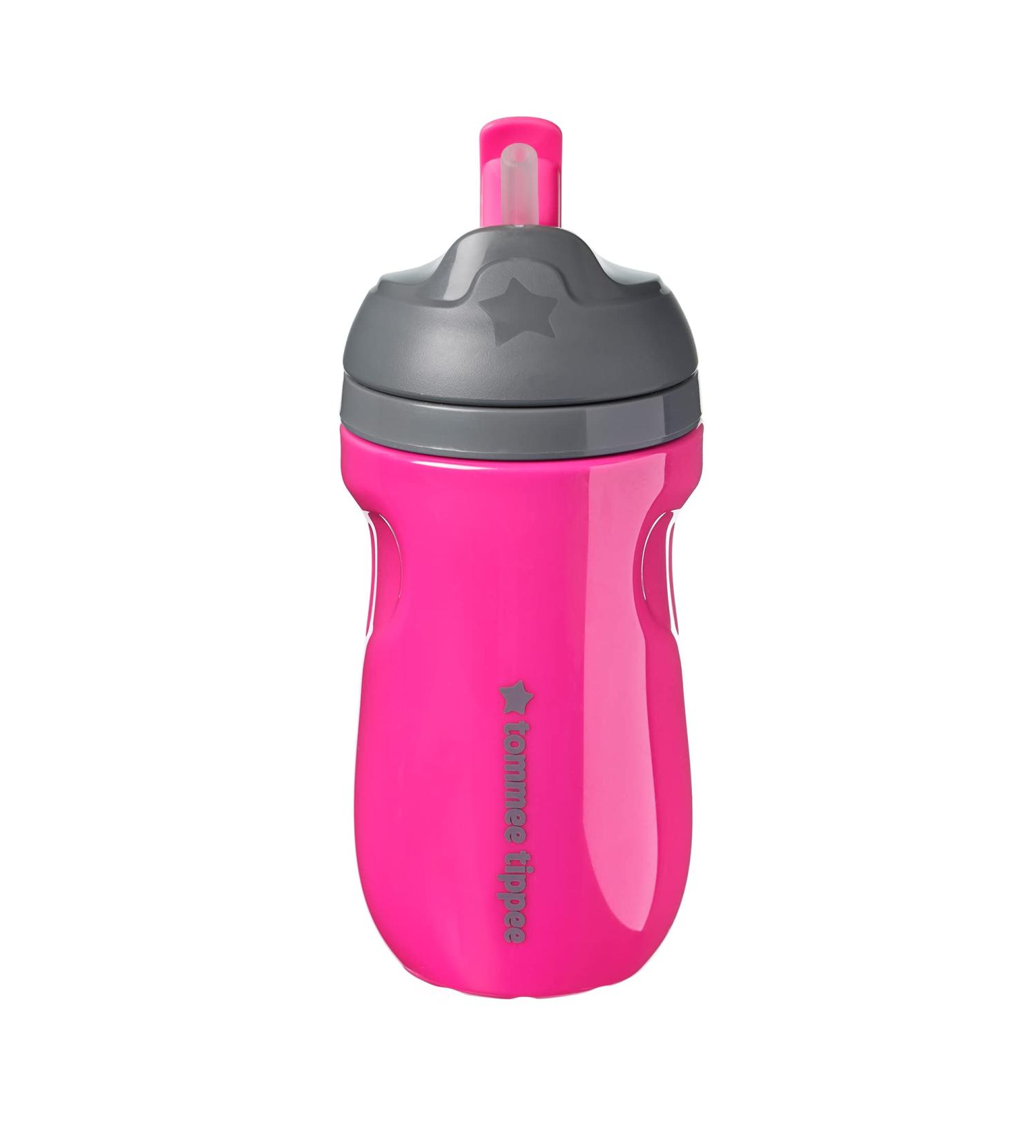 Tommee Tippee Insulated Straw Toddler Tumbler Cup - Pink | 12+ Months | 1pk - 549358 - Buy Online on SooperMarket.com