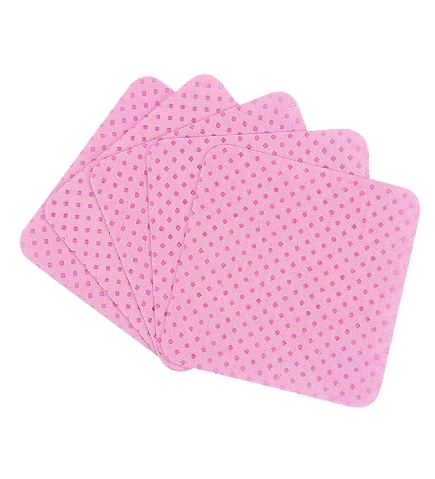 Lint Free Wipes for nail polish eyelash adhesive wipes pink Cotton Wipes UV Gel Polish Remover tweezer cleanser (180 Wipes) - Buy Online on SooperMarket.com