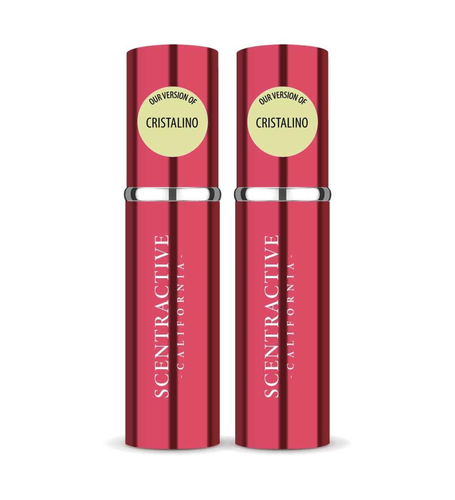 CA Perfume Impression of Cristalino For Women Replica Version Fragrance Dupes Concentrated Long Lasting Eau de Parfum Spray Refillable Atomizer Bottle 0.17 Fl Oz/5ml-X2 CHNL CRISTALINO IMPRESSION 0.34 Fl Oz (Pack of 1) - Buy Online on SooperMarket.com