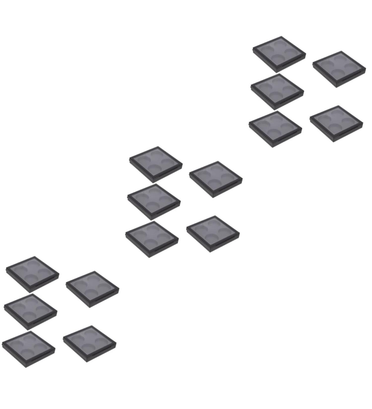 Beavorty 15 Pcs Eye Shadow Blank Magnetic Makeup Powder Travel 10x9cmx3pcs Blackx3pcs - Buy Online on SooperMarket.com