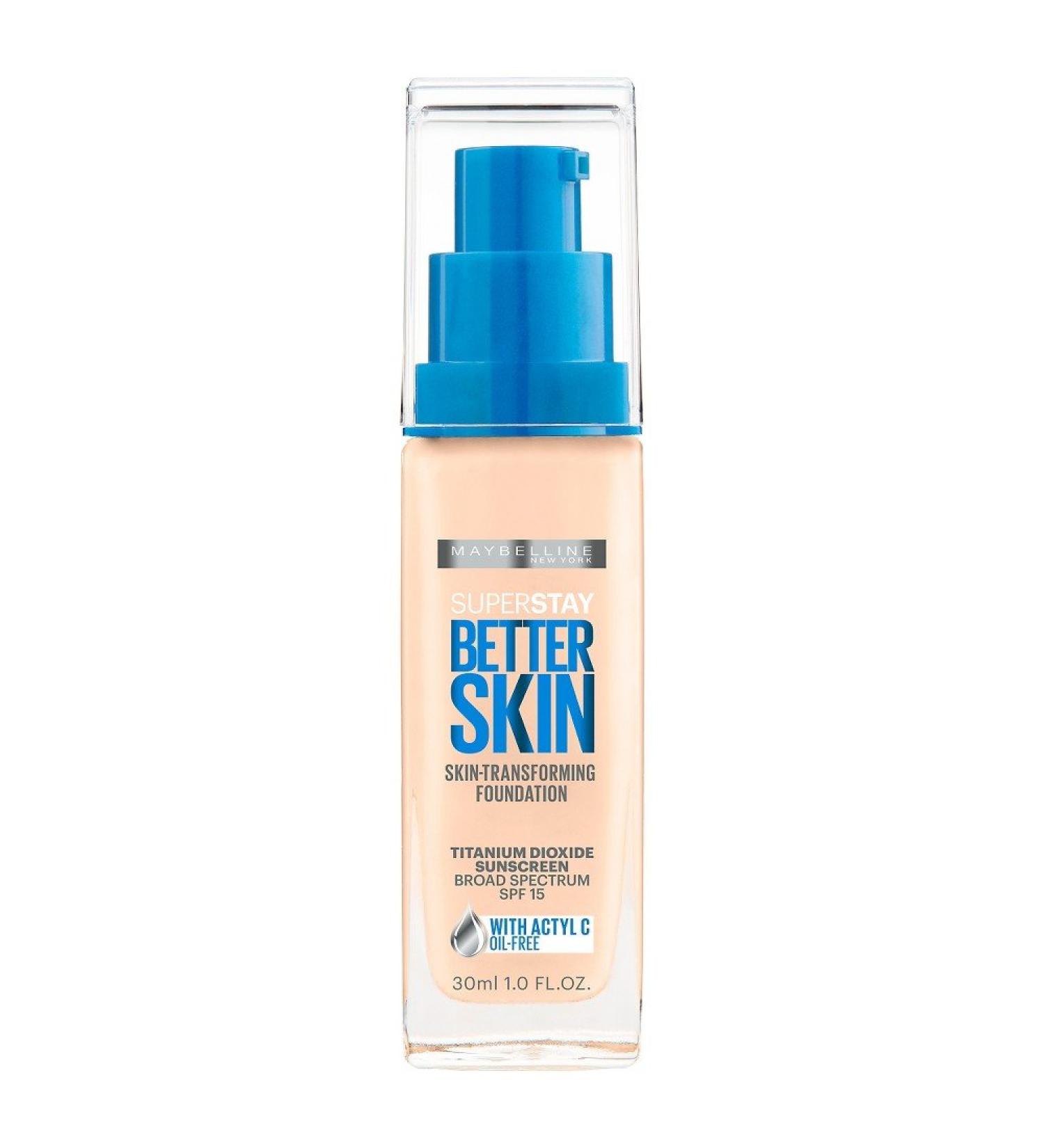 Maybelline New York Super Stay Better Skin Foundation Ivory 1 fl. oz - Buy Online on SooperMarket.com