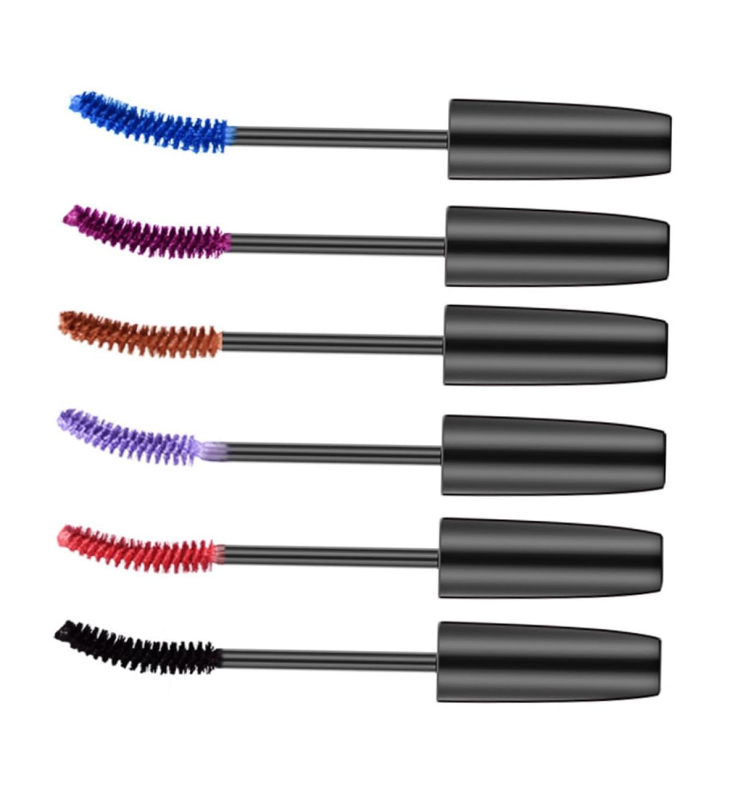 PLAFOPE 6pcs Colored Mascara Makeup Mascara Lady Mascara Cream Eyelash Mascara Women Mascara Makeup Tool Abs - Buy Online on SooperMarket.com