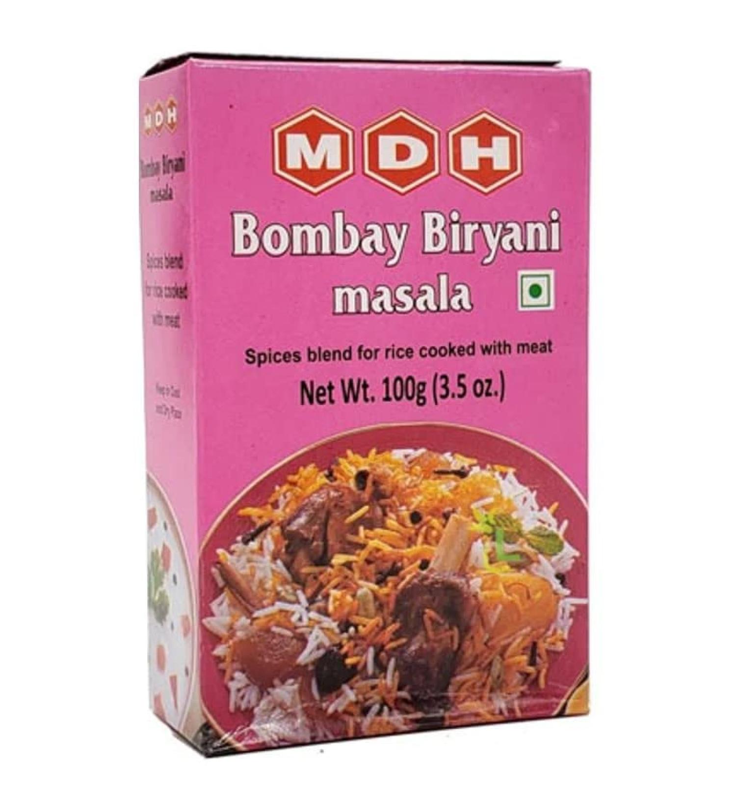 MDH Biryani Bombay Masala 100g - Authentic Indian Seasoning Blend | Aromatic Taste & Flavor - Buy Online on SooperMarket.com