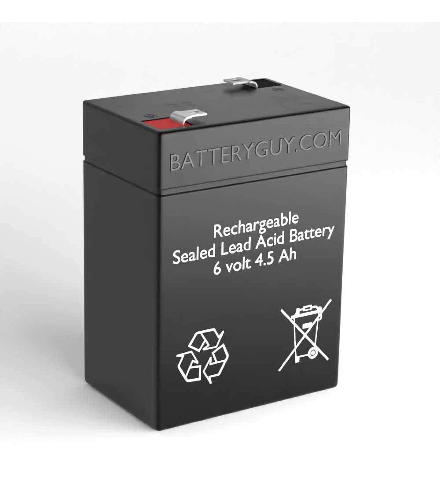 Nellcor N-600x Oximax Pulse Oximeter Replacement 6V 4.5Ah SLA Battery | BatteryGuy Equivalent (Rechargeable - Buy Online on SooperMarket.com