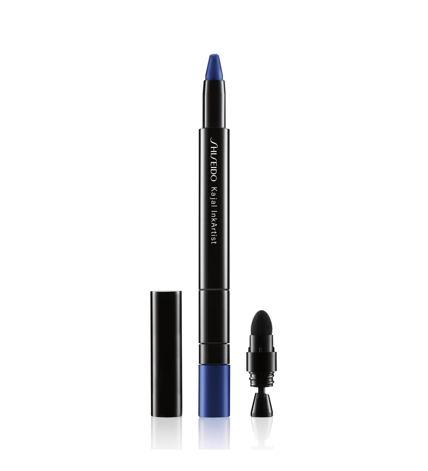 Shiseido Kajal InkArtist 4-in-1 Liner, Eyeshadow & Brow Color - Gunjo Blue 08 | Waterproof & Smudge Resistant - Buy Online on SooperMarket.com