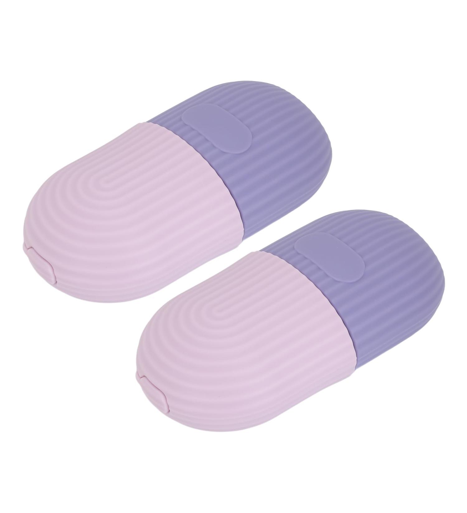 Buy Ice Facial Roller Set - 2 Elastic Ice Rollers for At-Home Use | Purple Color | Best Cooling Massage Tool for Glowing Skin - Buy Online on SooperMarket.com