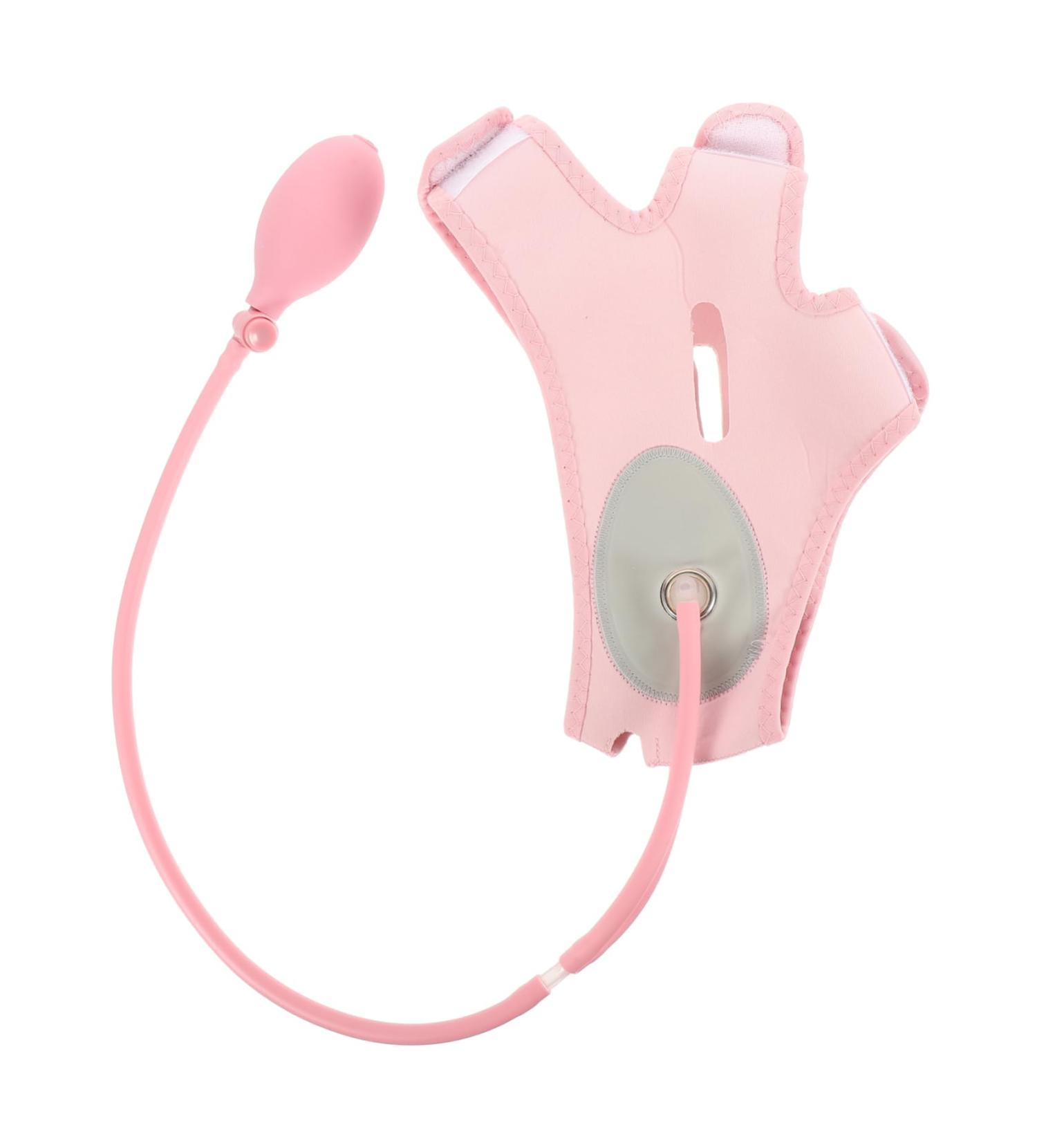 Beavorty 1pc Inflatable Face Strap Belt Face Lifting Strap Facial Beauty Supply Fabric Pink - Buy Online on SooperMarket.com