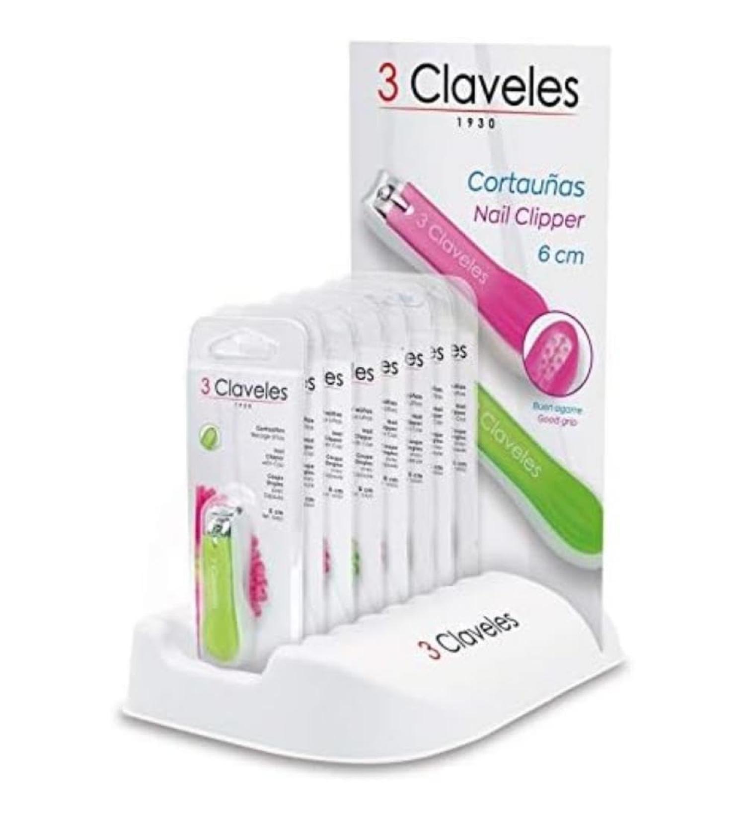 3 Nail Clippers Nail Clippers Pink - Green 6 cm Exp.24 U 3C 400G