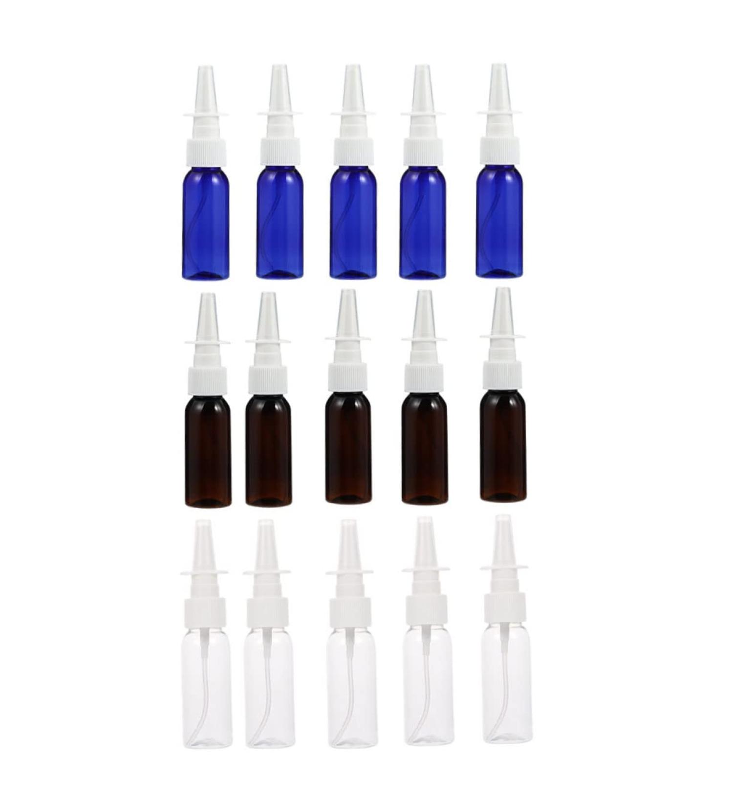 FRCOLOR 15pcs Portable Nebulizador Misting Spray Bottles - Refillable Nasal Spray Vials for Easy Travel - Buy Online on SooperMarket.com