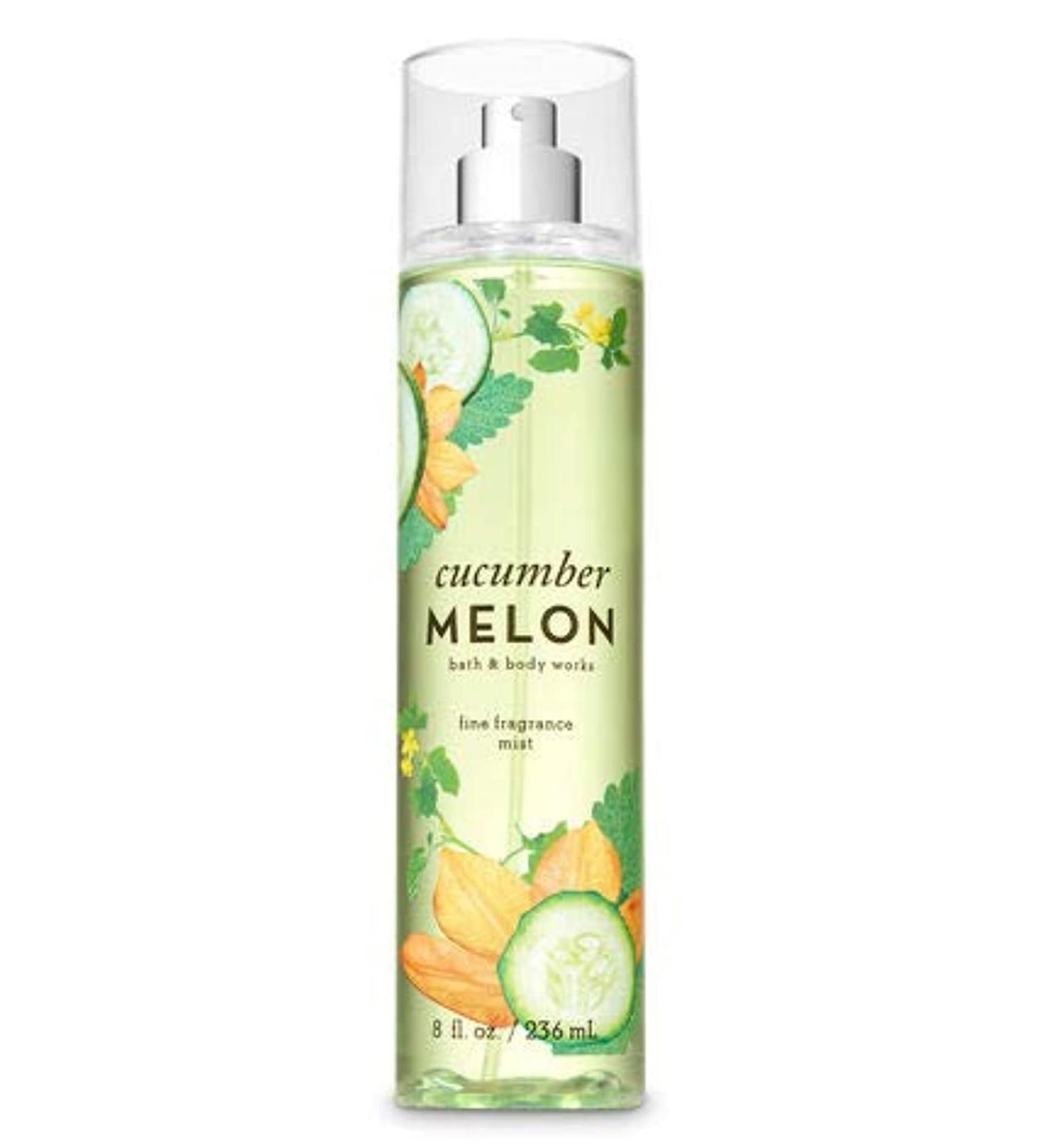 Bath & Body Works Cucumber Melon Fine Fragrance Mist 8oz - Refreshing Scent - Buy Online on SooperMarket.com